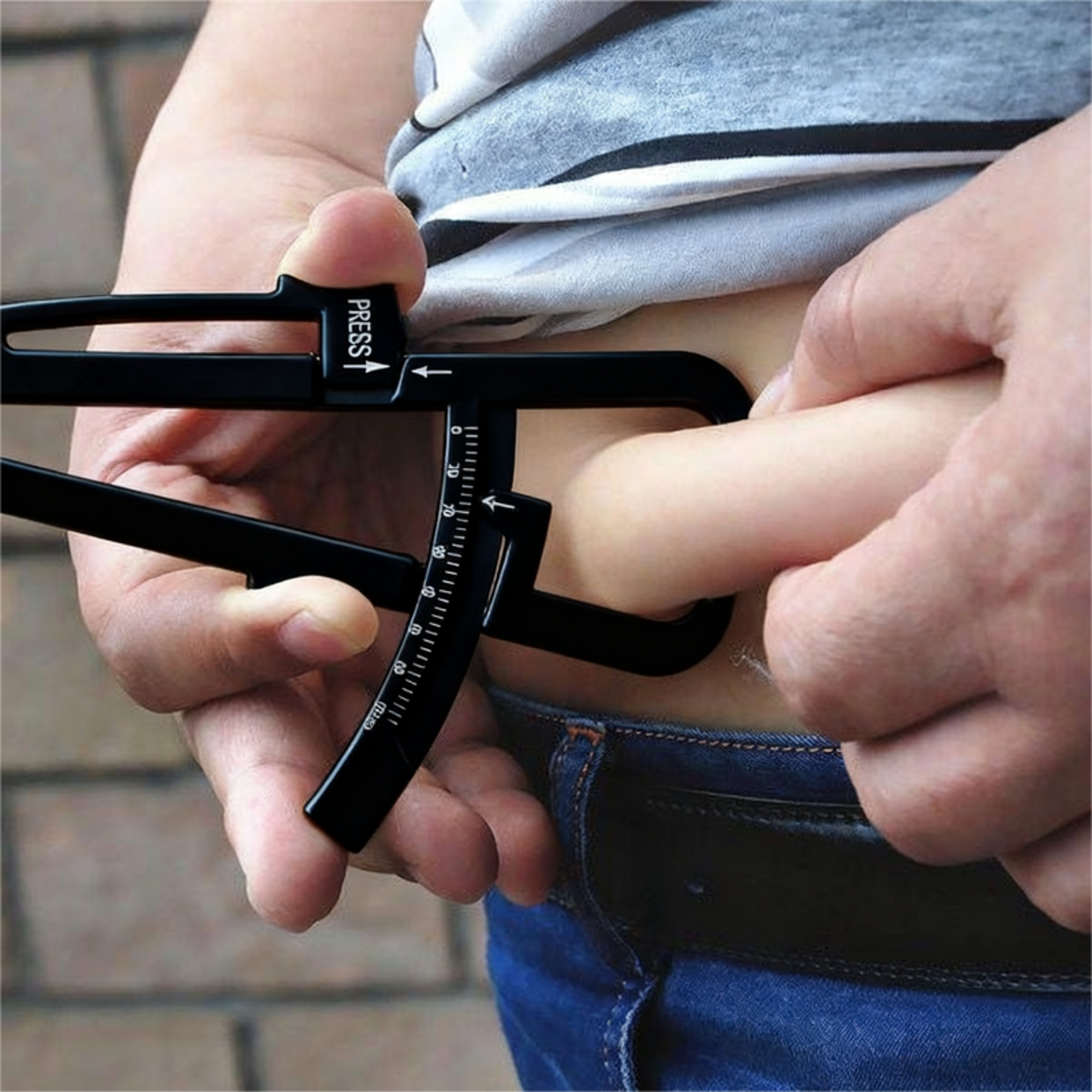 body fat caliper measuring tool y shape skinfold tester for accurate body composition tracking