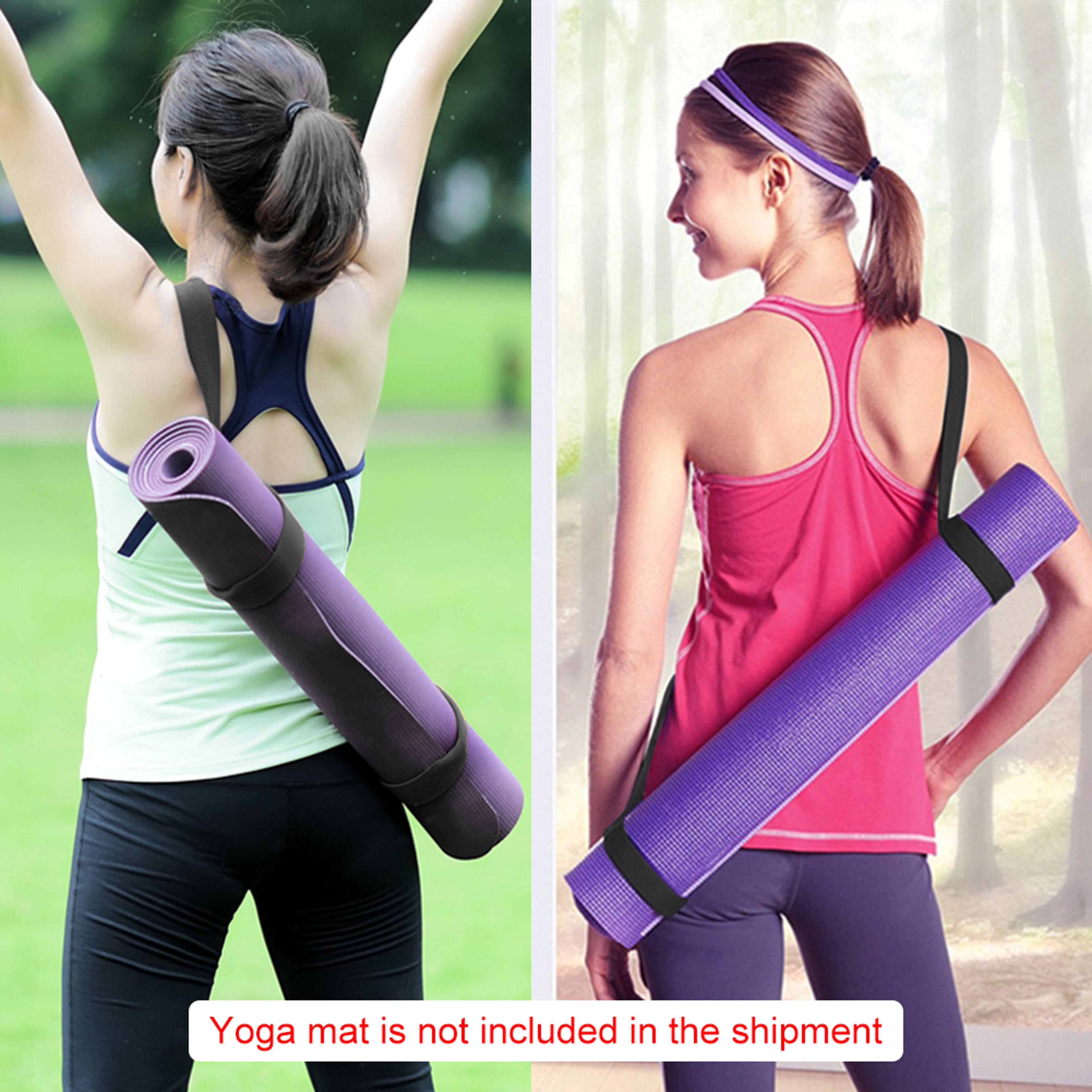 adjustable yoga mat sling carrier strap portable yoga mat holder for gym fitness and home workouts