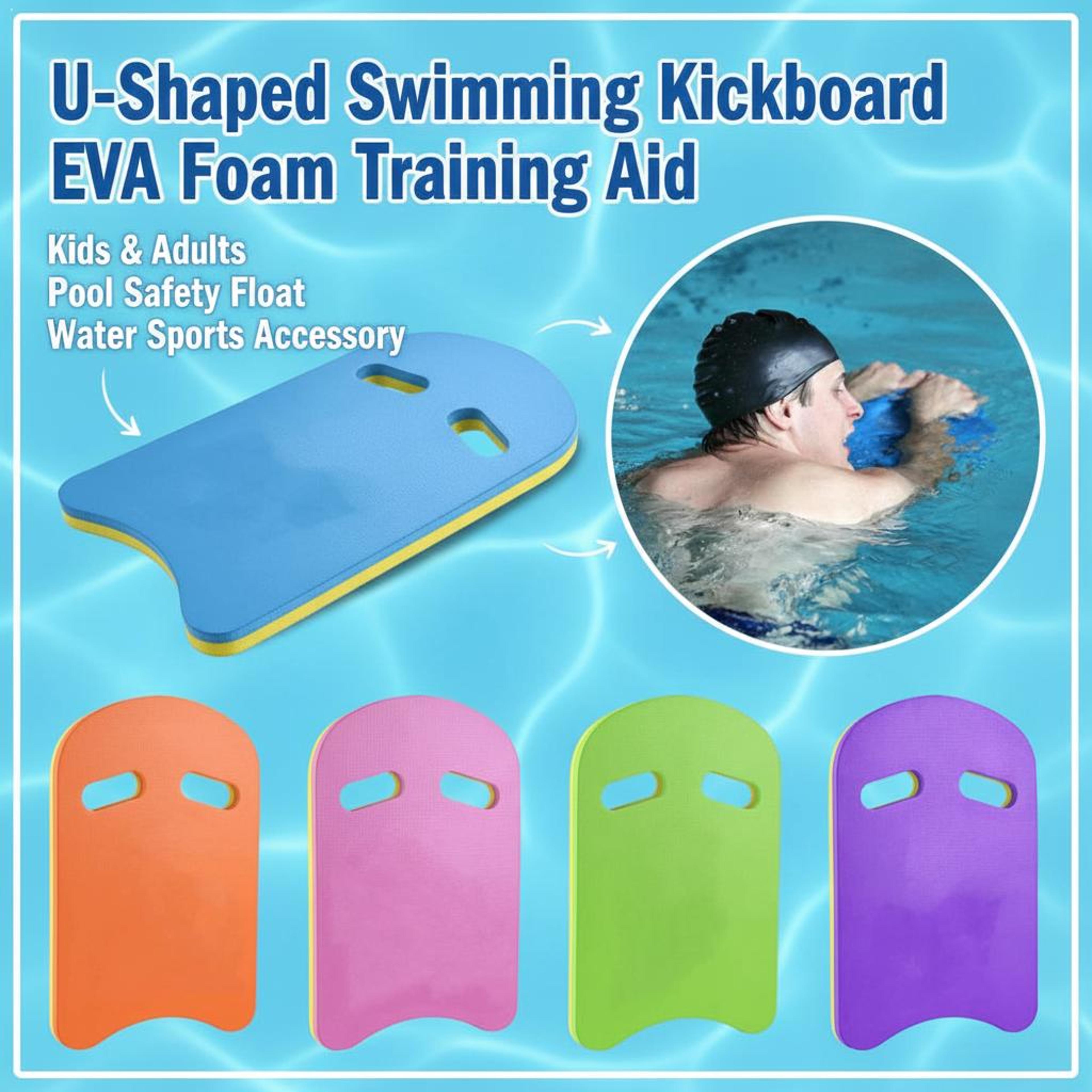 u shaped swimming kickboard eva foam swim training aid for kids adults pool practice