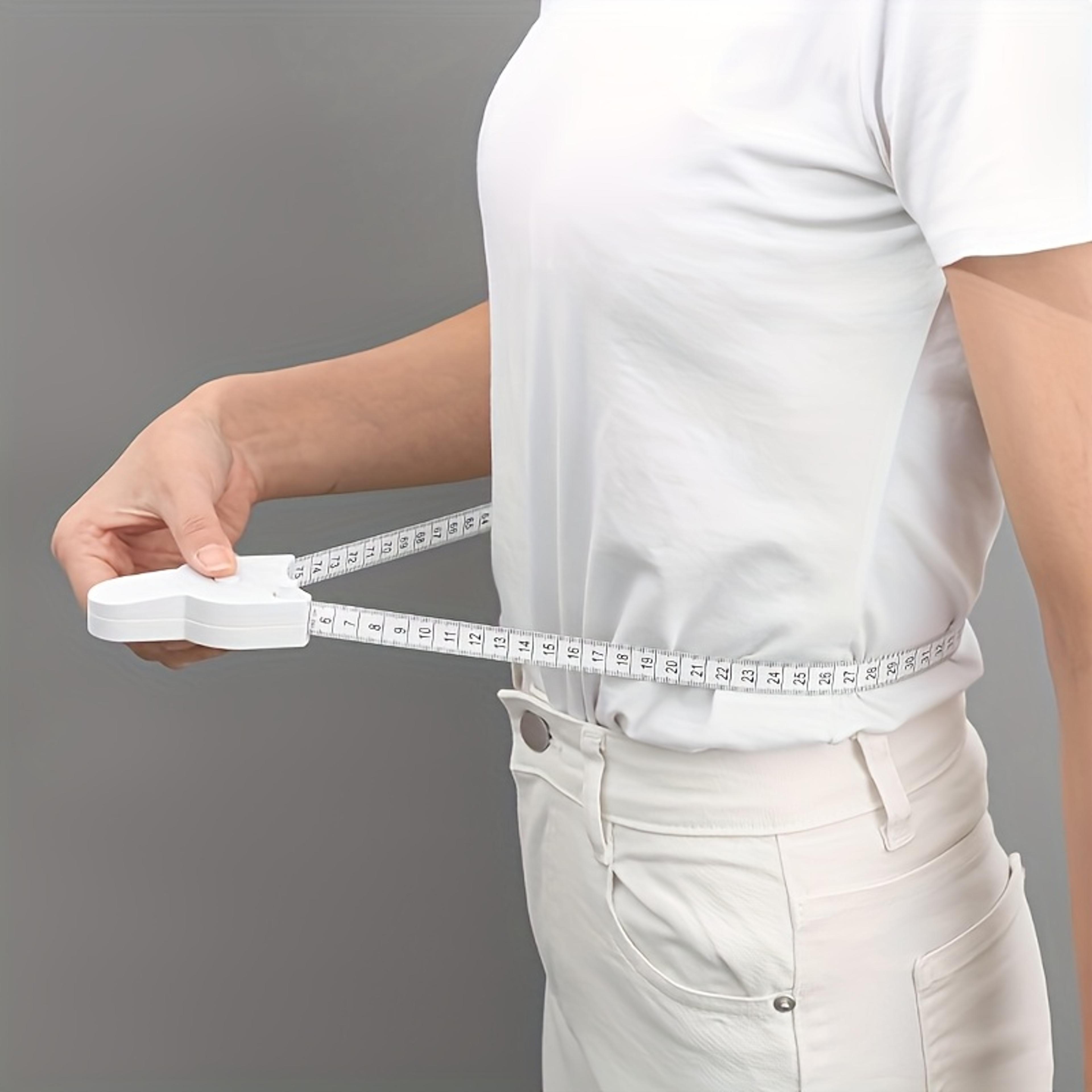 automatic body measuring tape fitness measurement tool for waist hips thighs and body tracking