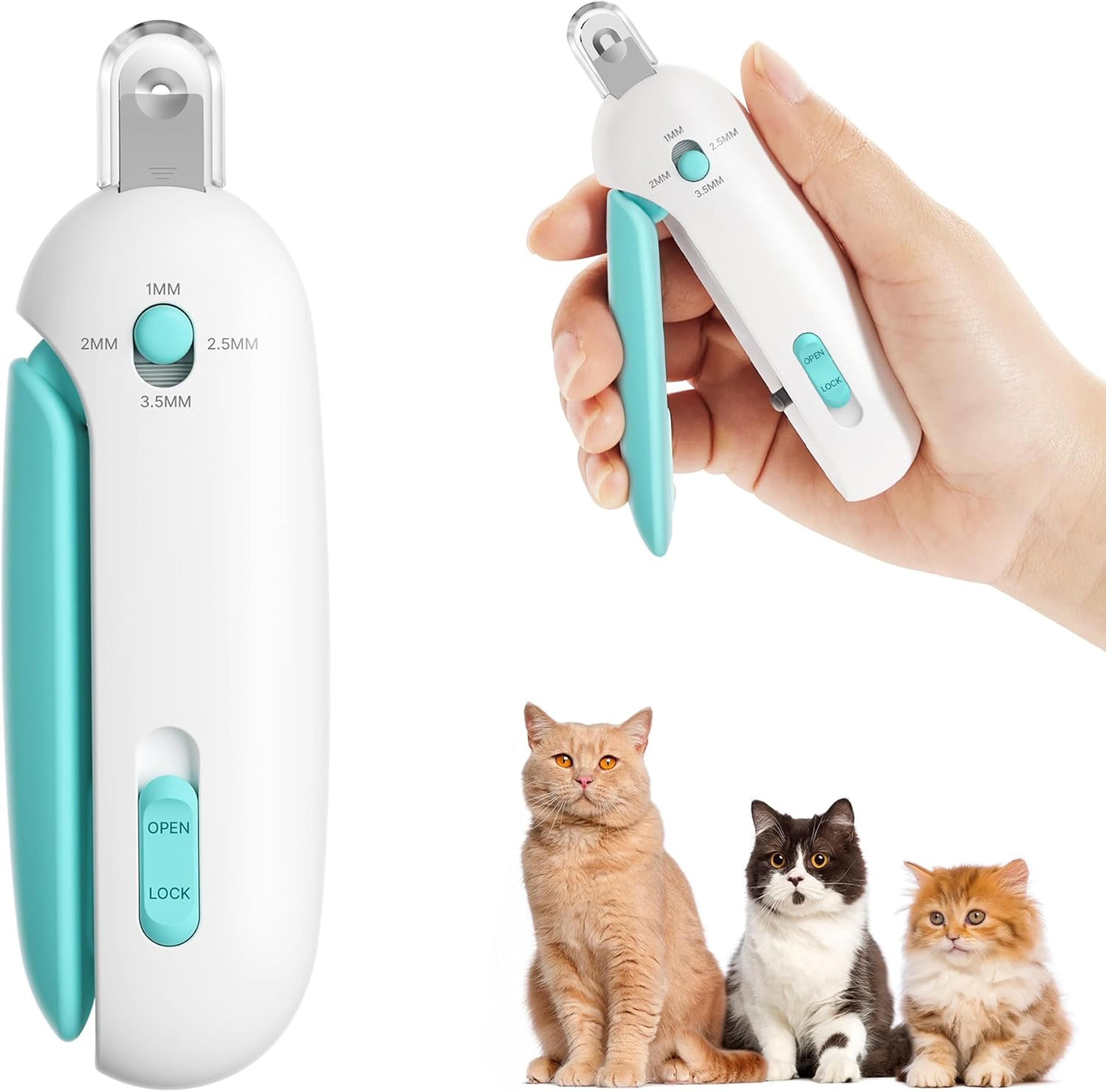 precision cat nail clippers with safety guard adjustable pet nail cutter