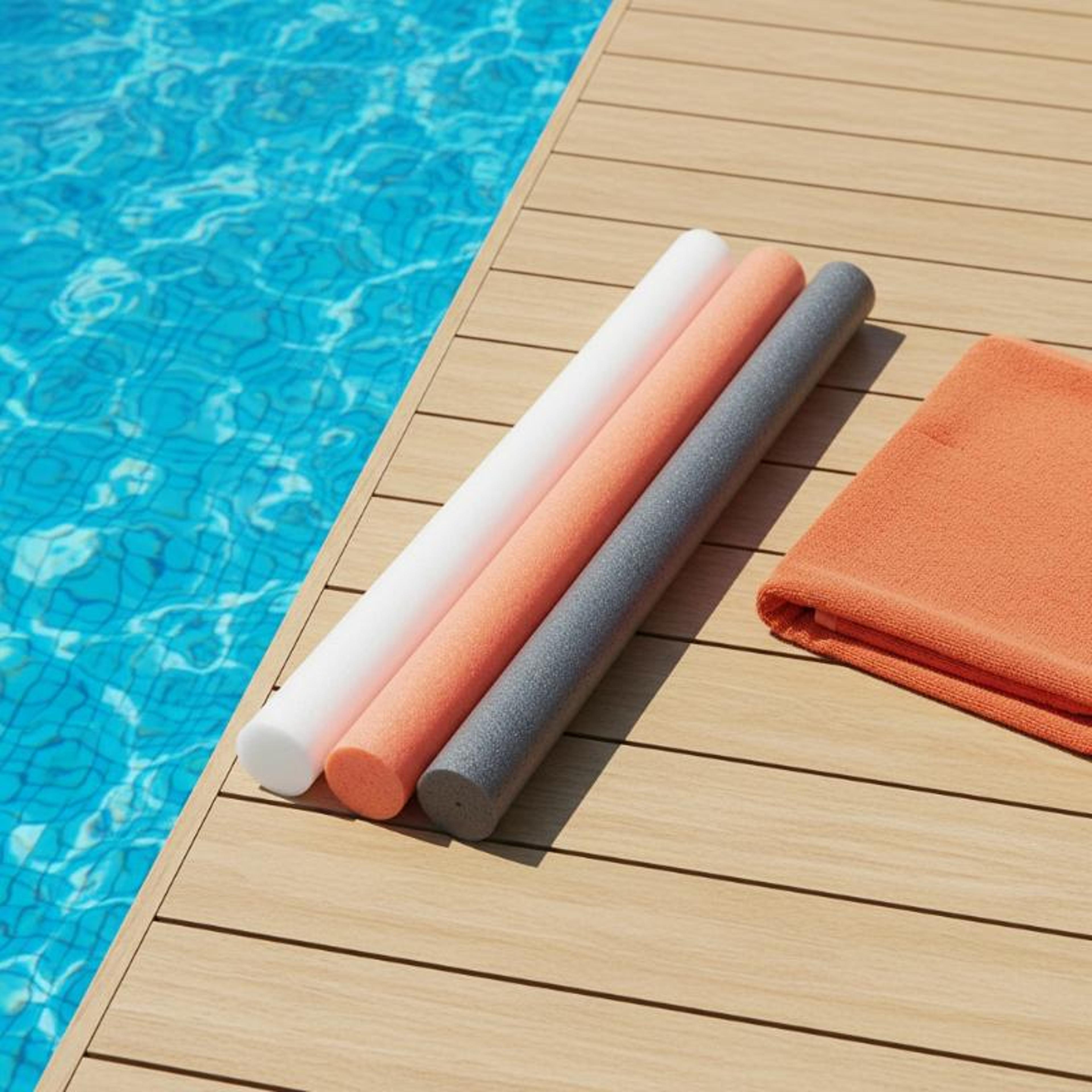 flexible pool noodle foam float stick for swimming aid aqua workout and water fun