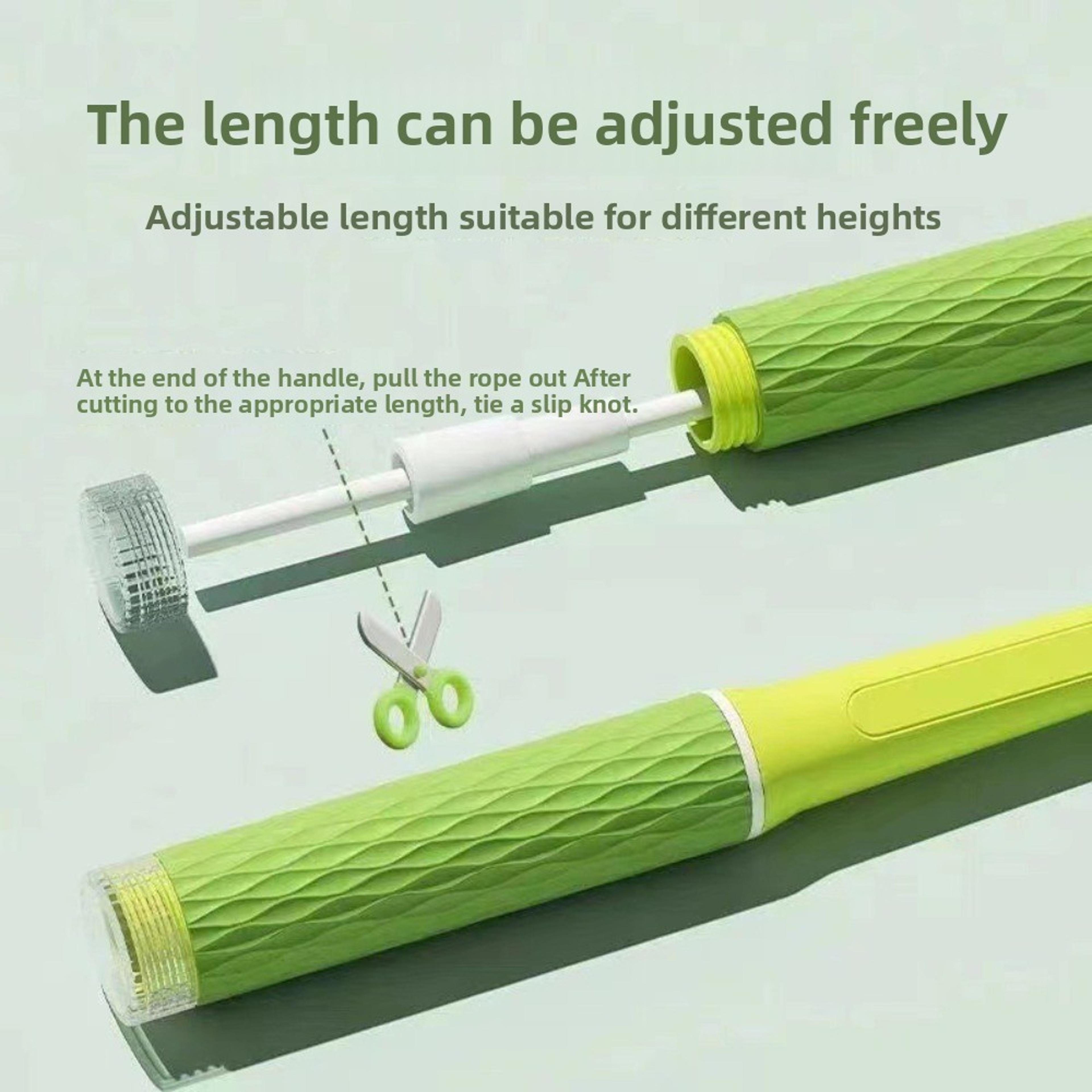 adjustable bamboo stem jump rope with soft beads for fitness training and beginners