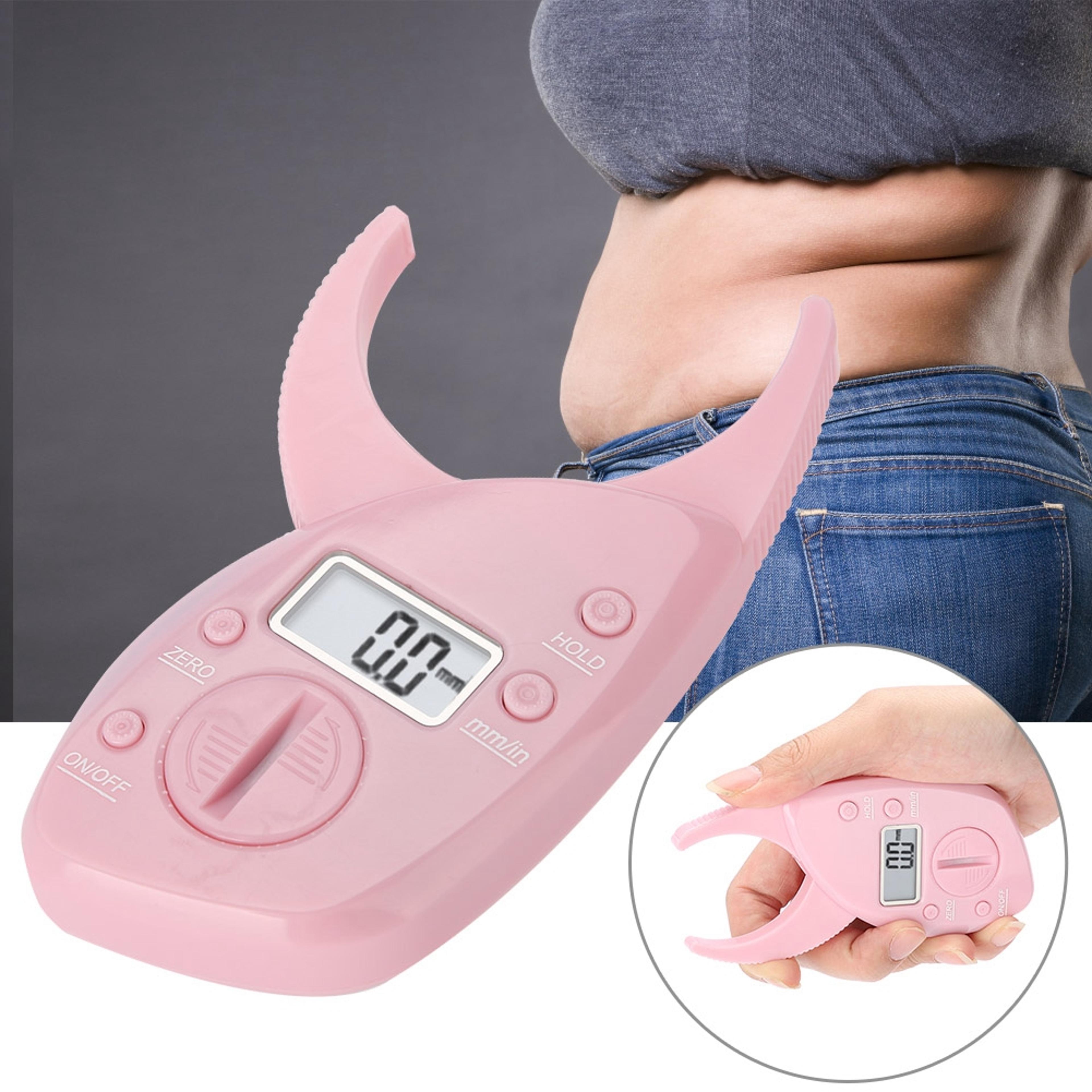digital body fat caliper skinfold tester portable body composition measurement tool