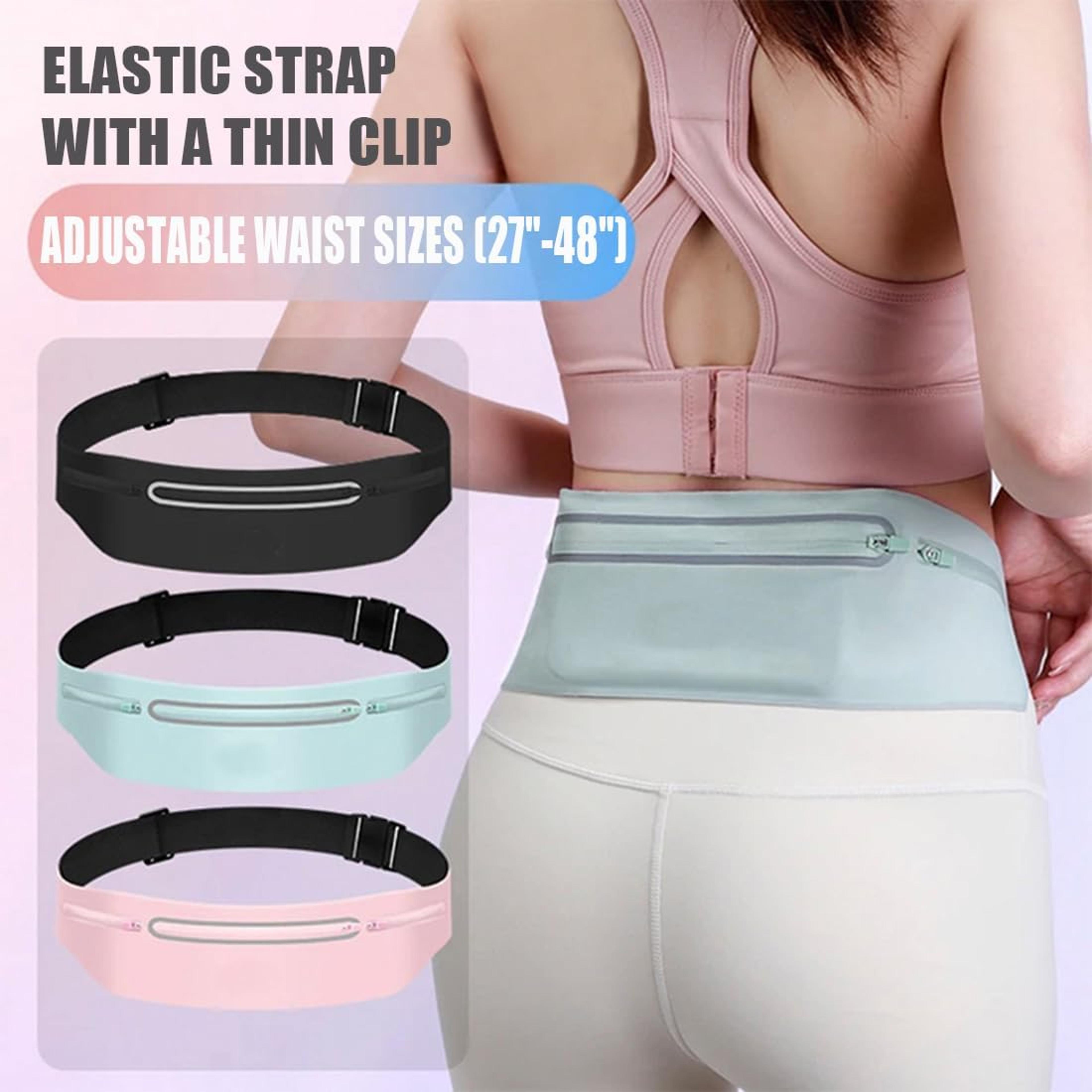 slim waterproof running belt phone holder waist pack
