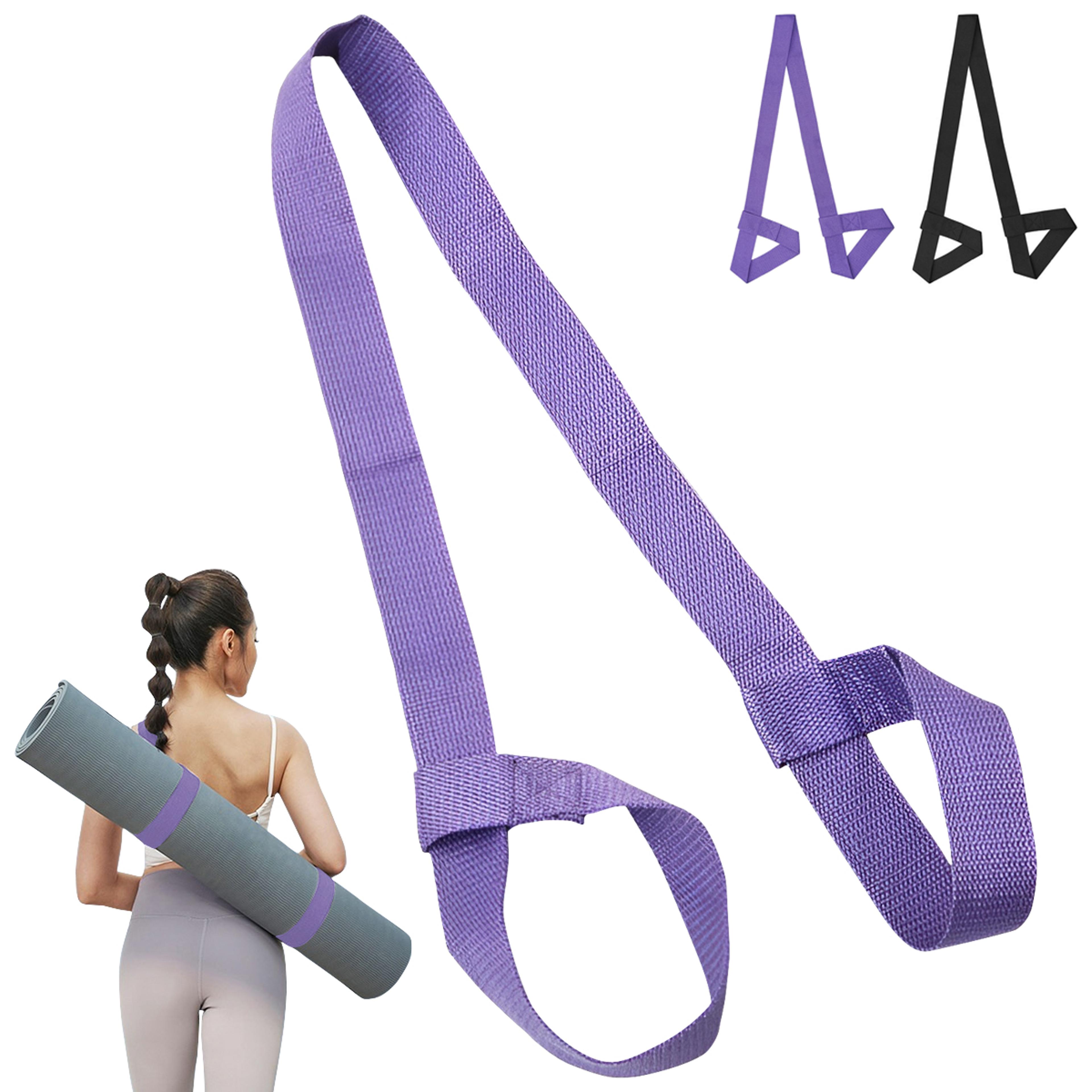 adjustable yoga mat strap belt shoulder carrier for fitness and travel