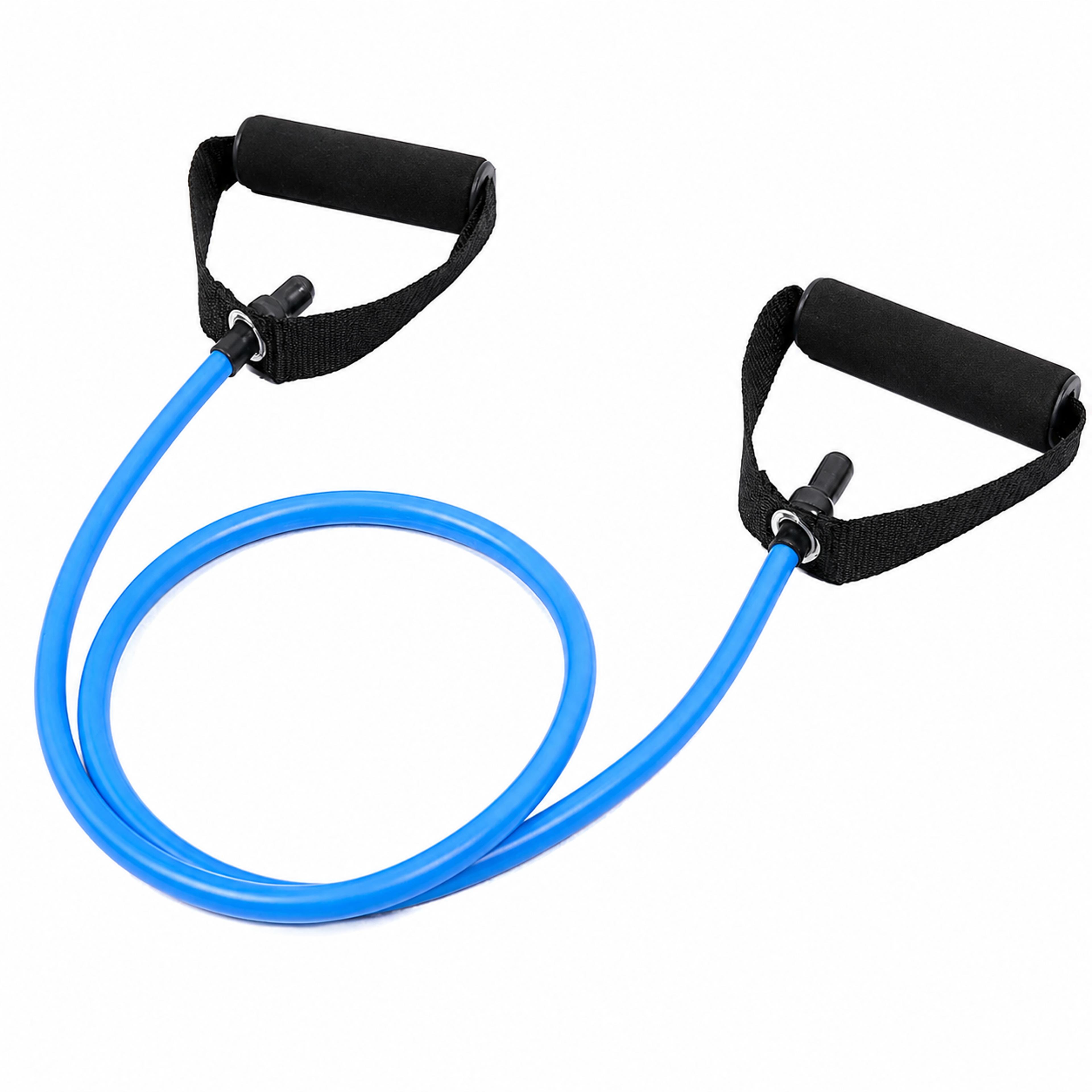 portable resistance bands set with handles and door anchor