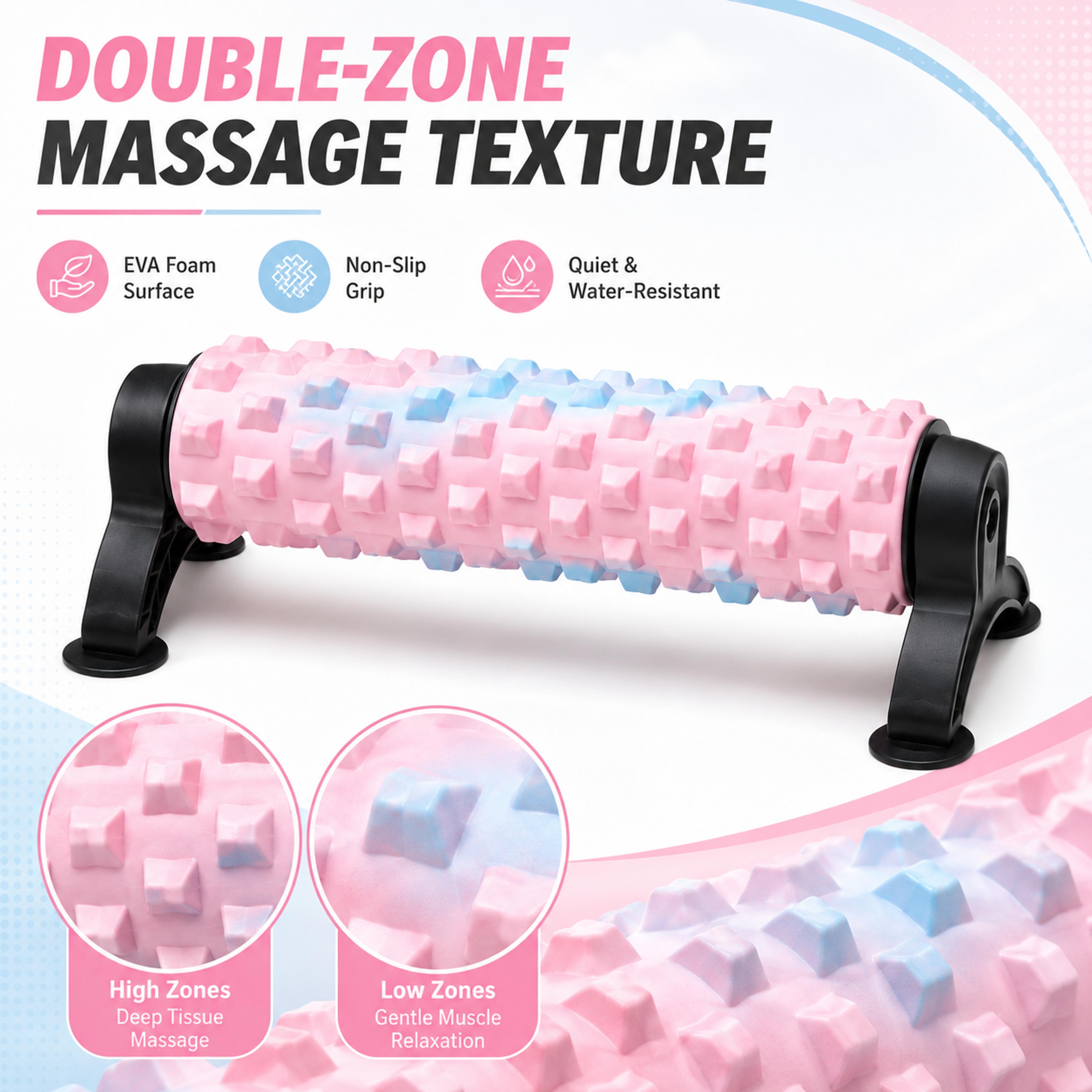 fascia release roller with floor and wall mount