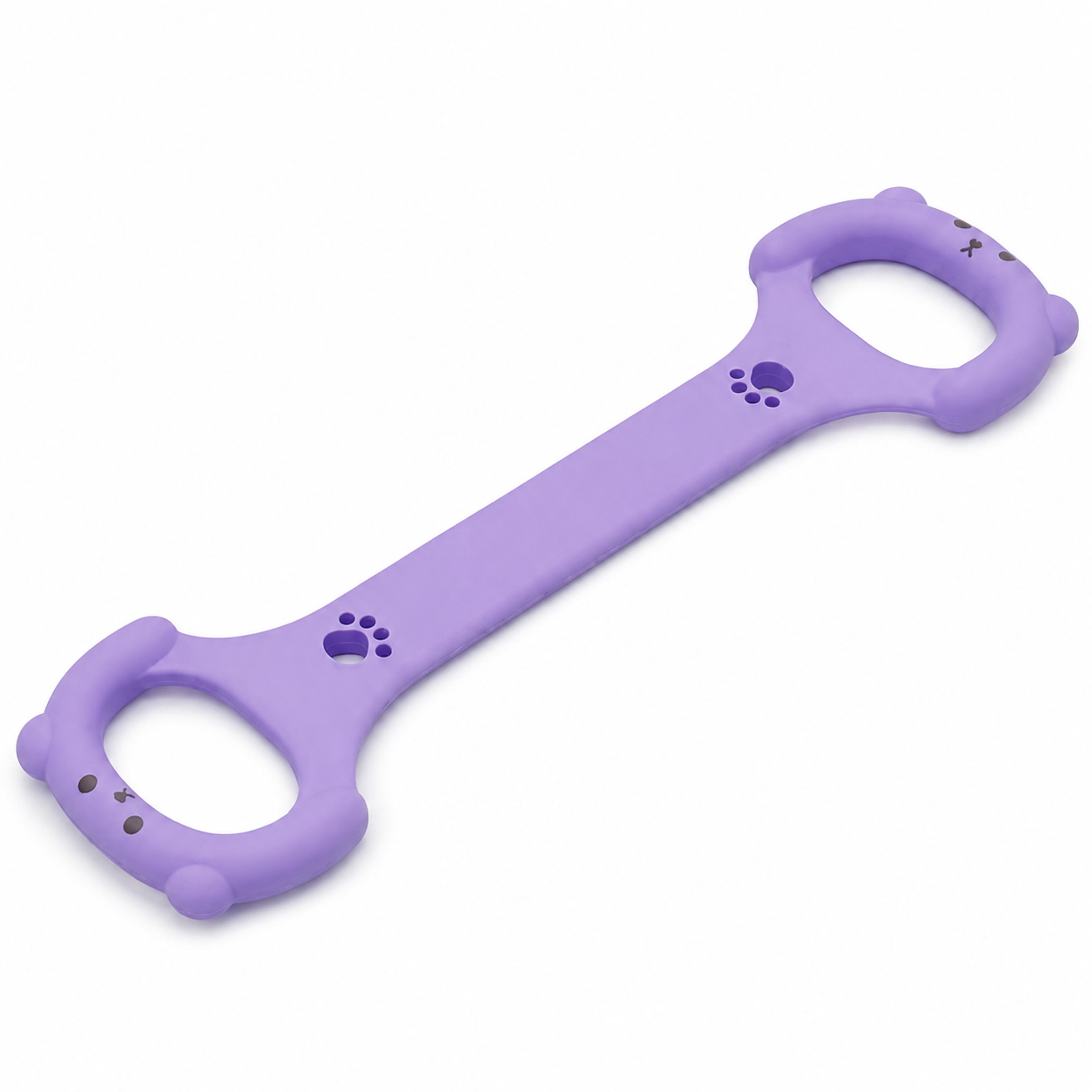 resistance tube with non slip grips for yoga pilates and home workouts