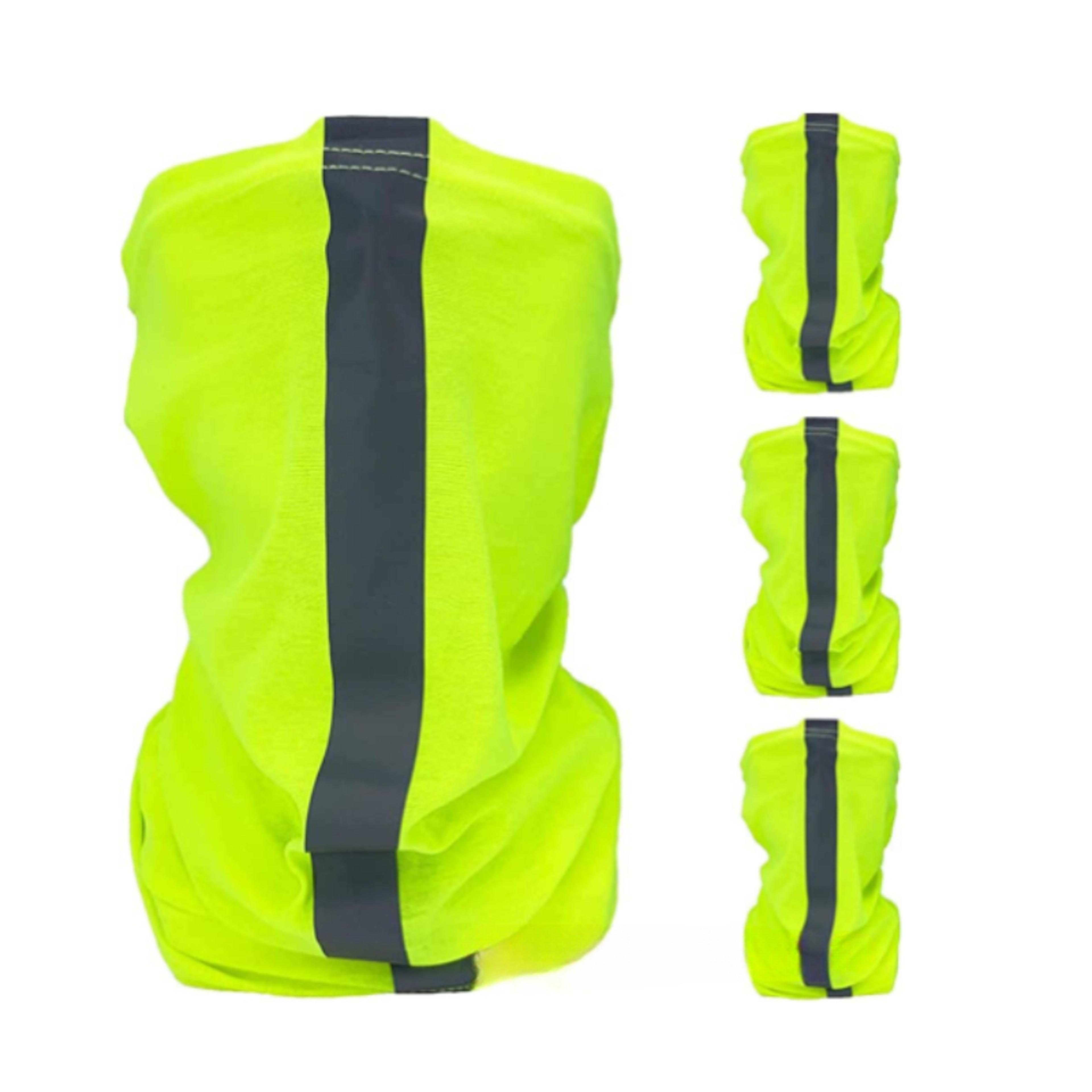 reflective breathable neck gaiter and outdoor sports face cover