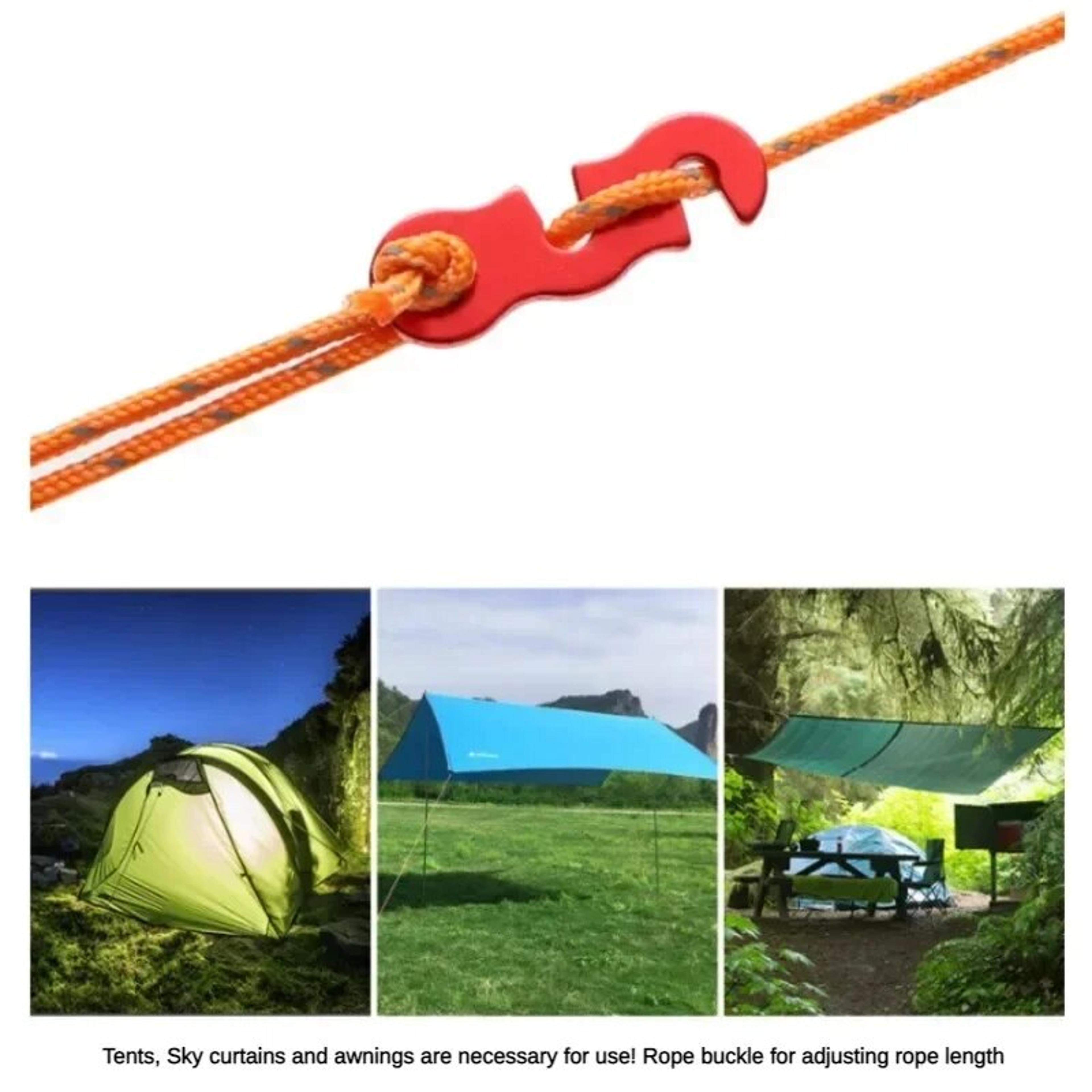 securehold tent rope tensioners adjustable guyline buckles