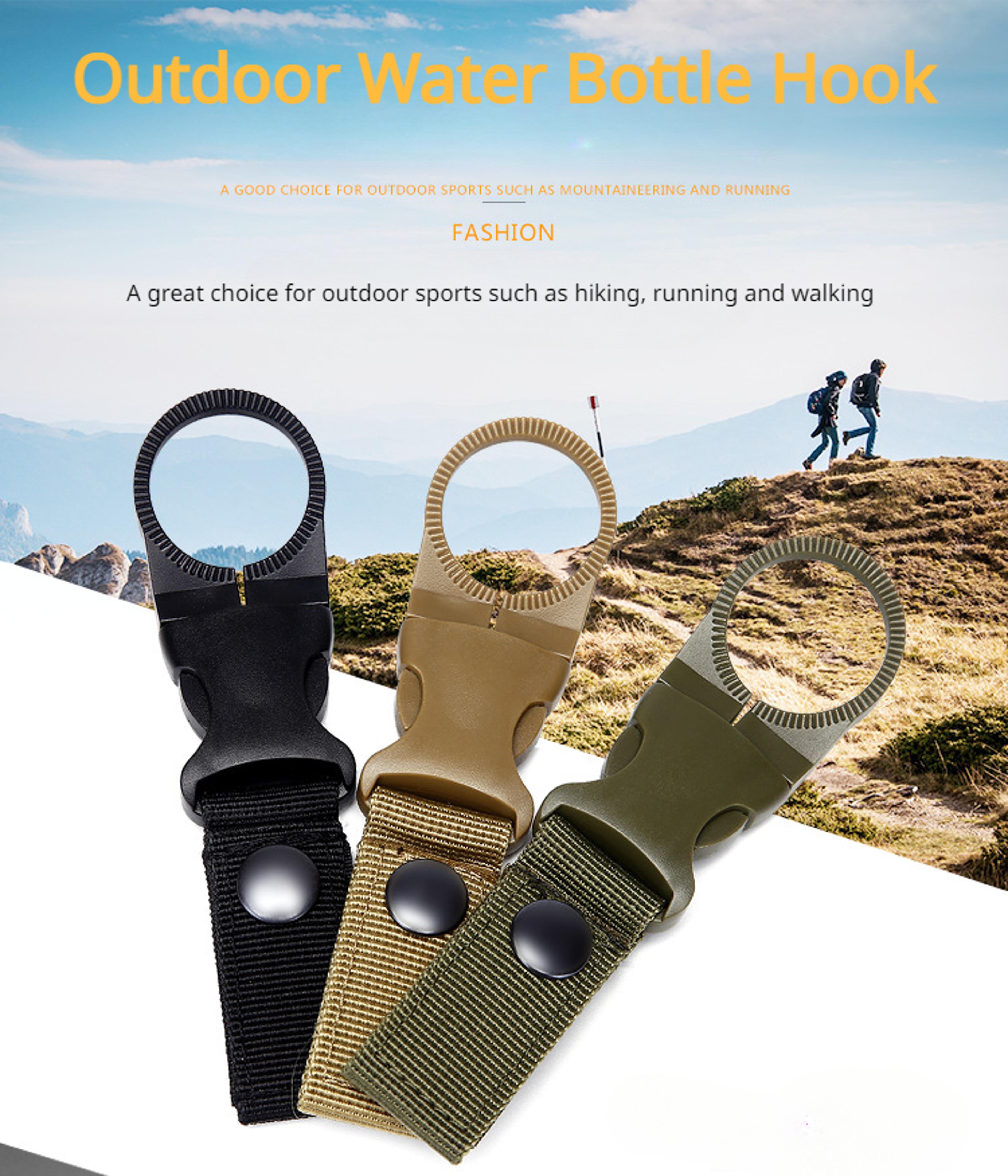 tactical water bottle holder clip for hiking and camping