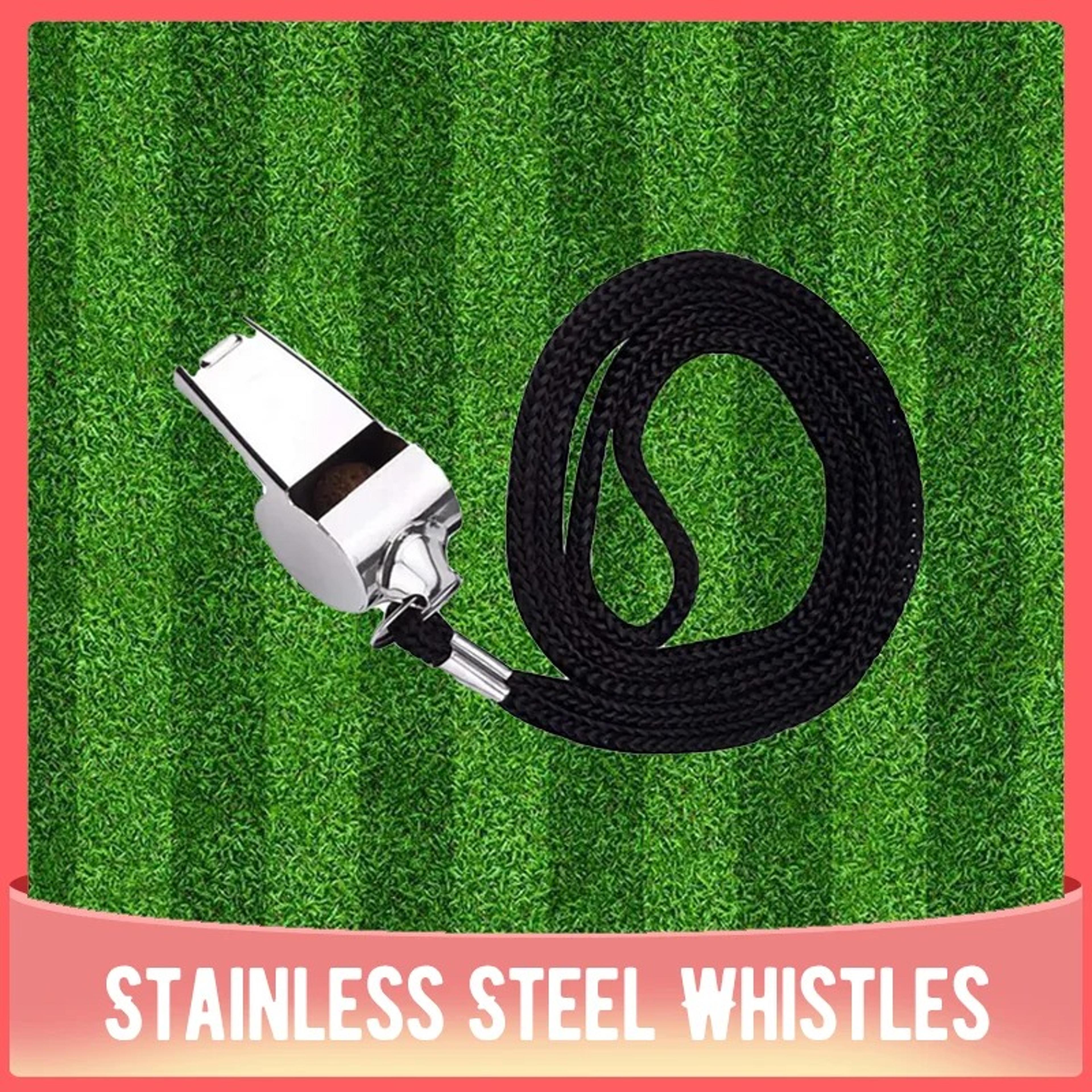 stainless steel loud referee whistle for sports coaching and training