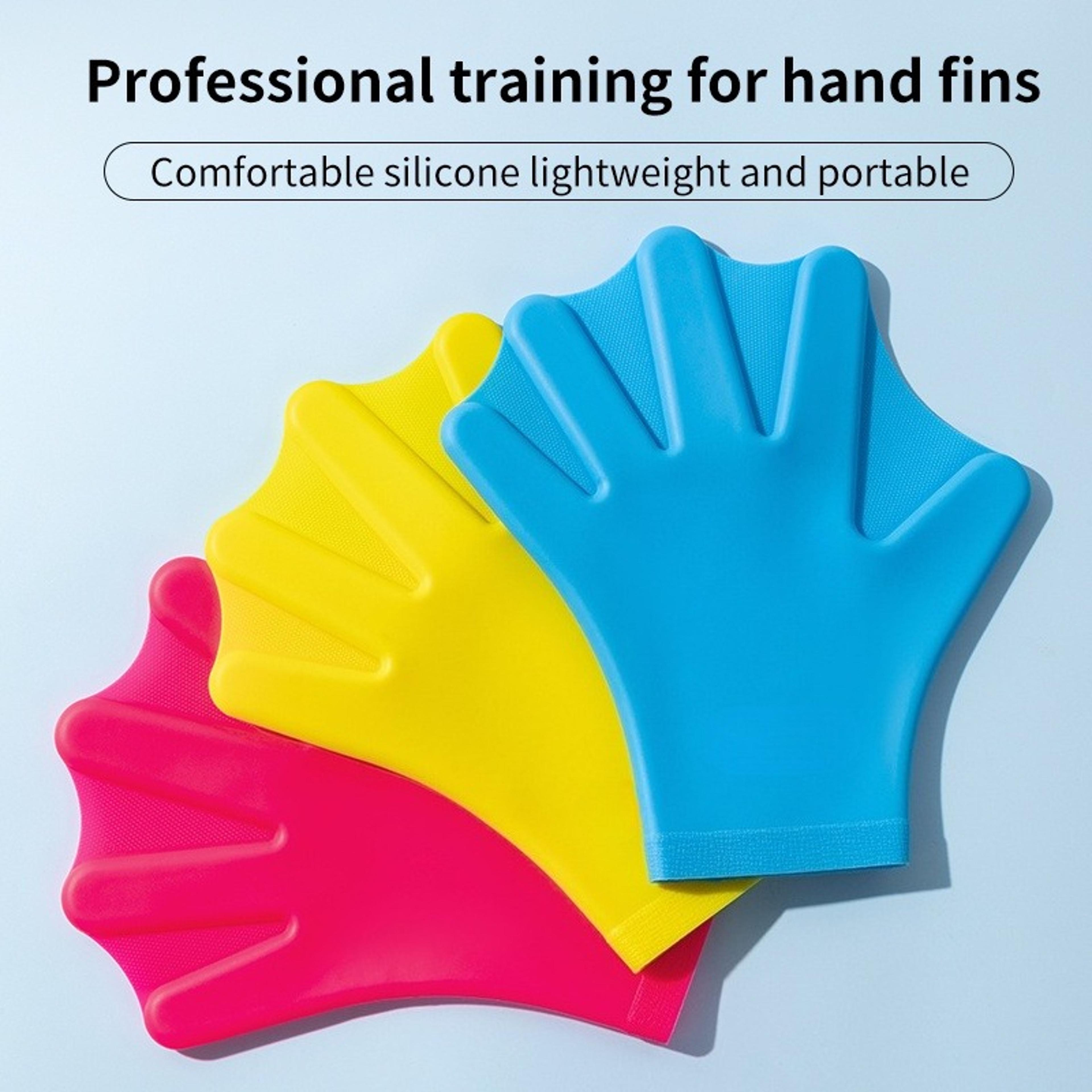 silicone swimming hand paddles for freestyle and strength training