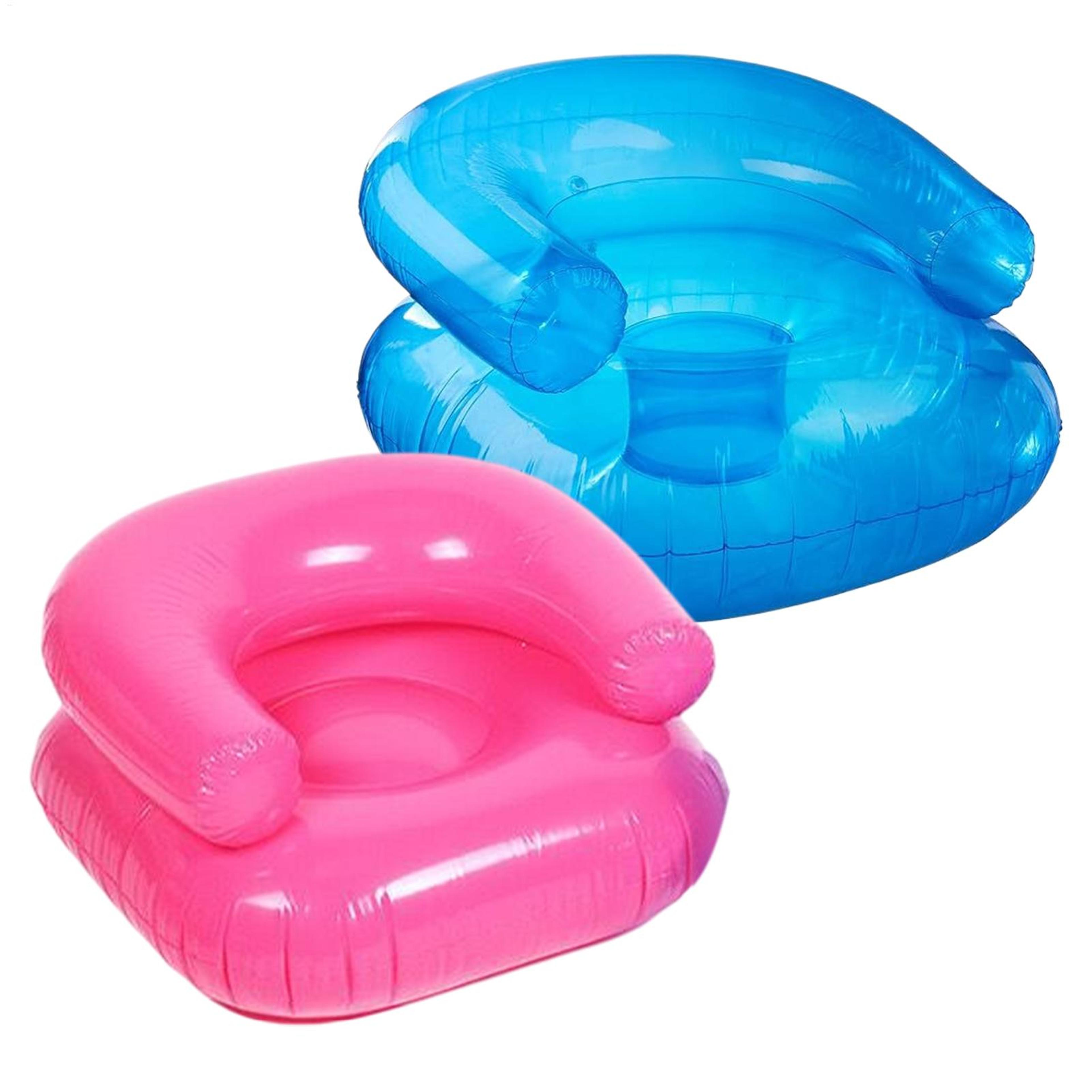 portable inflatable booster seat kids pool float waterproof lounge sofa
