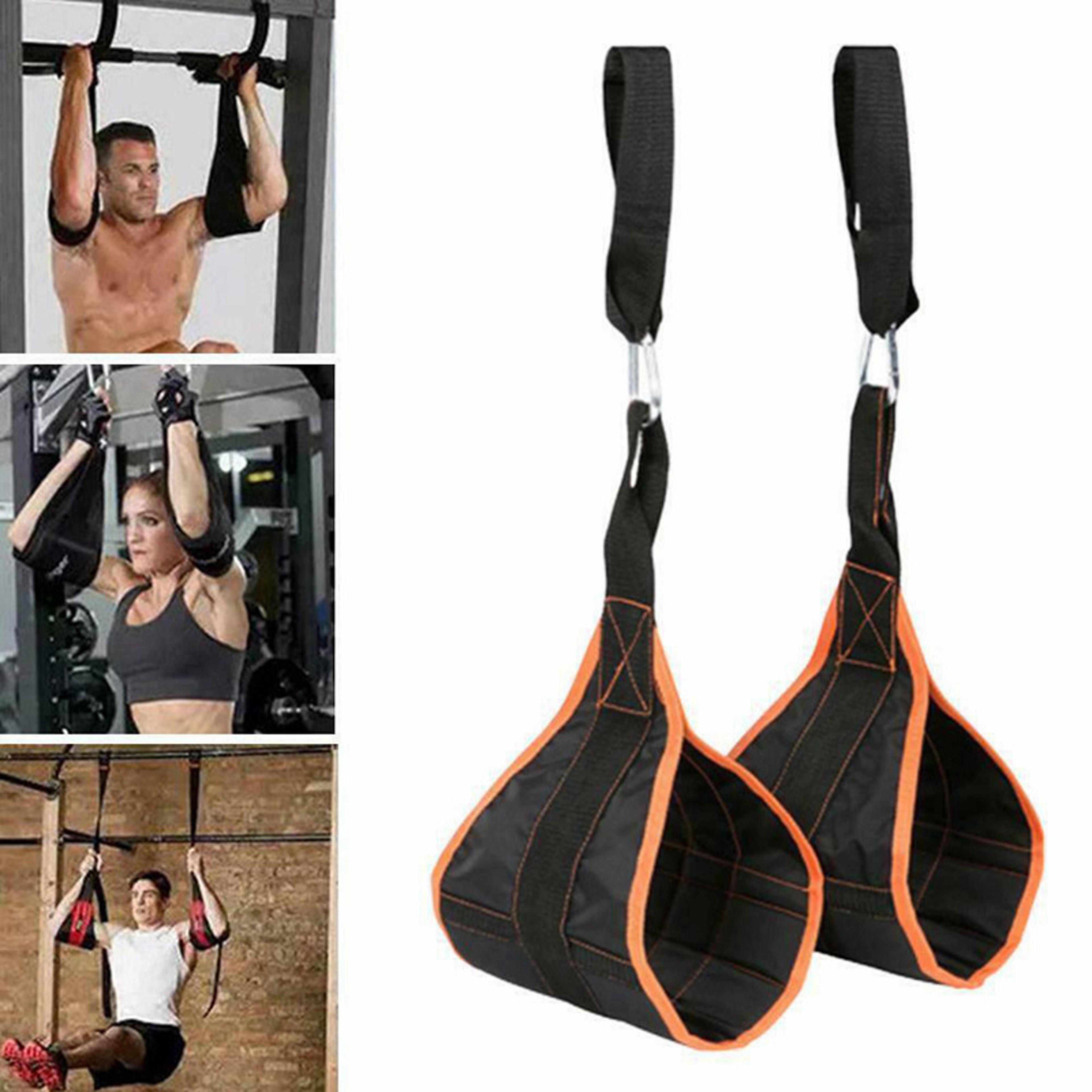 heavy duty ab sling straps suspension trainer for pull up bar core workouts