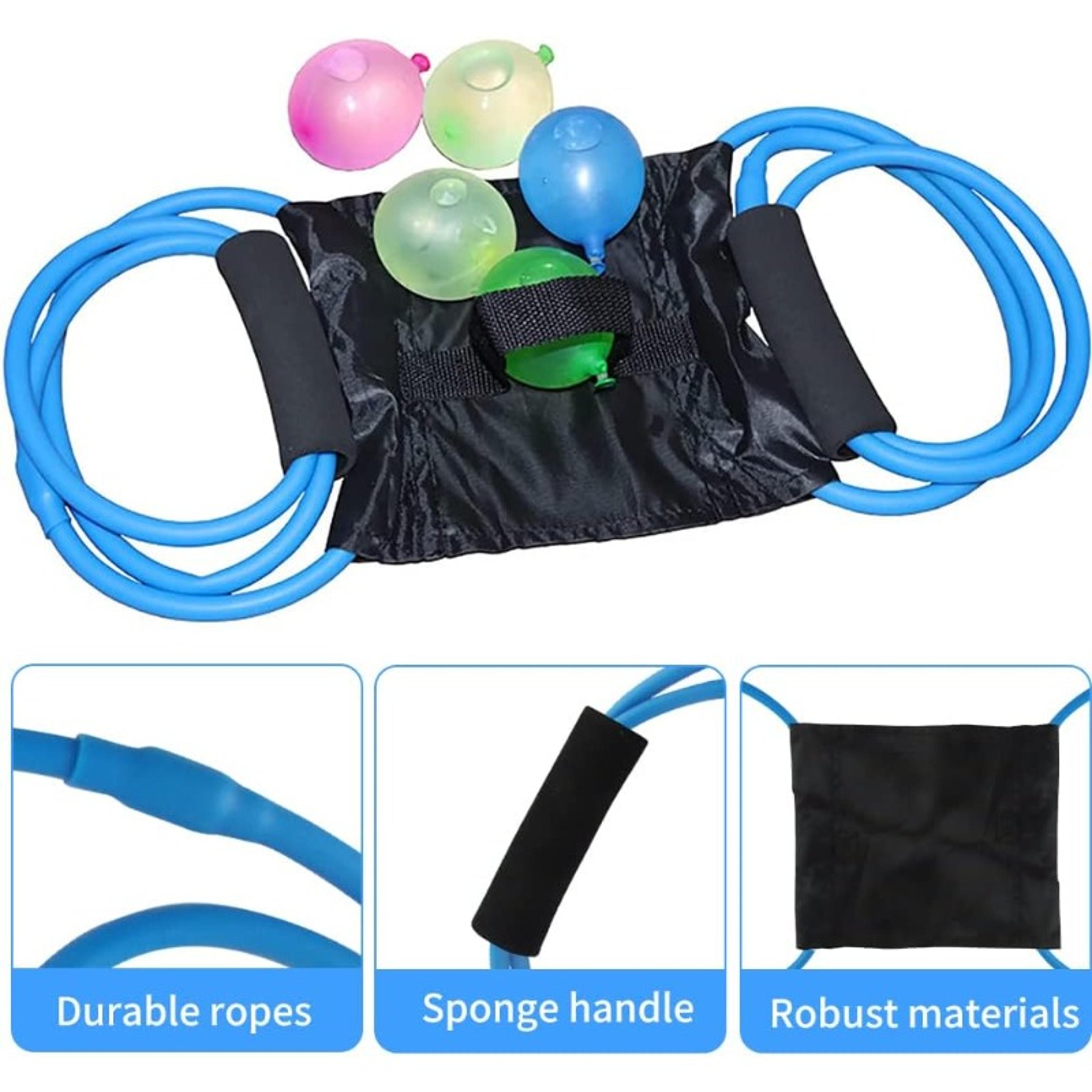 water balloon launcher with balloons outdoor summer game for kids and adults