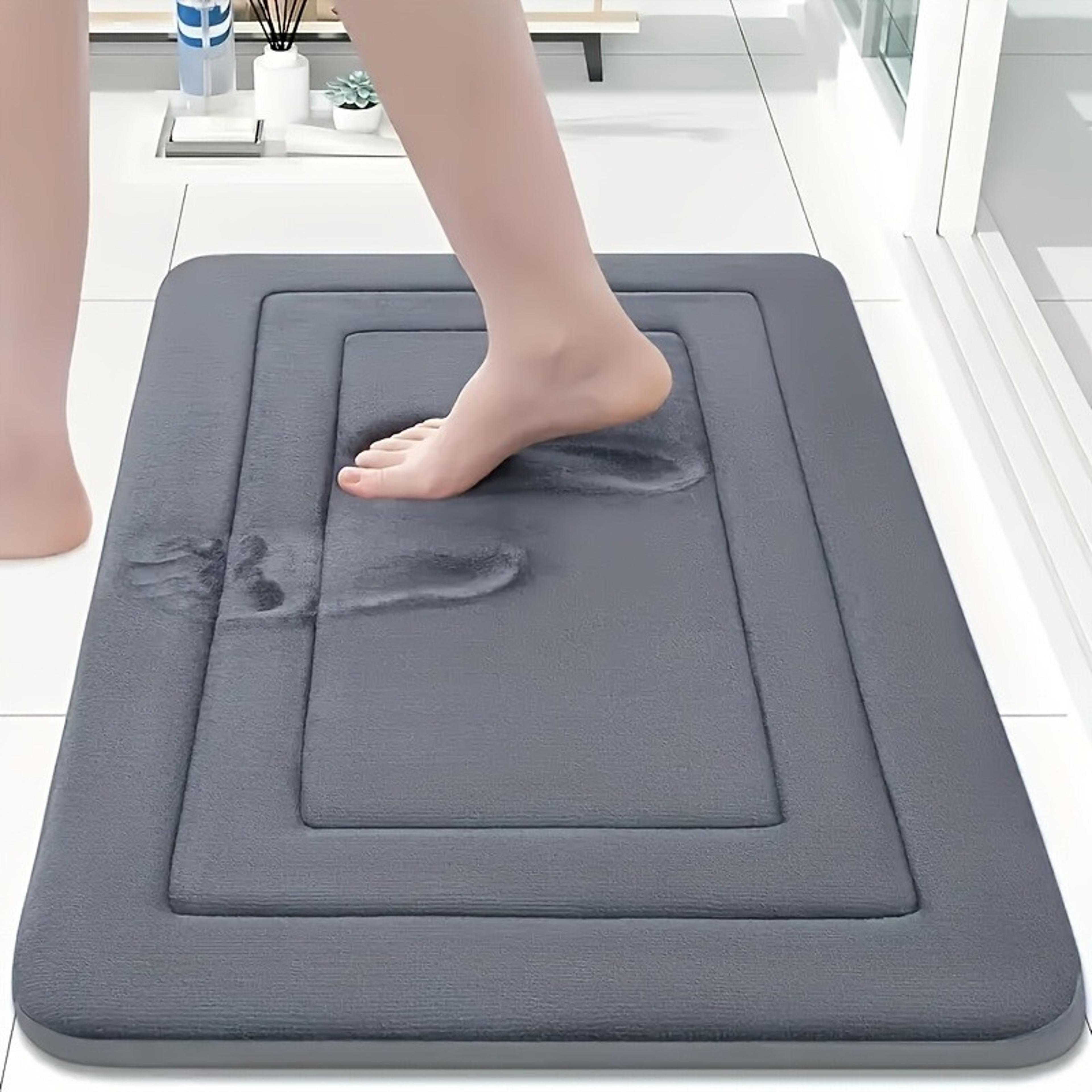 absorbent non slip bath mat soft comfortable floor pad for bathroom bedroom living room
