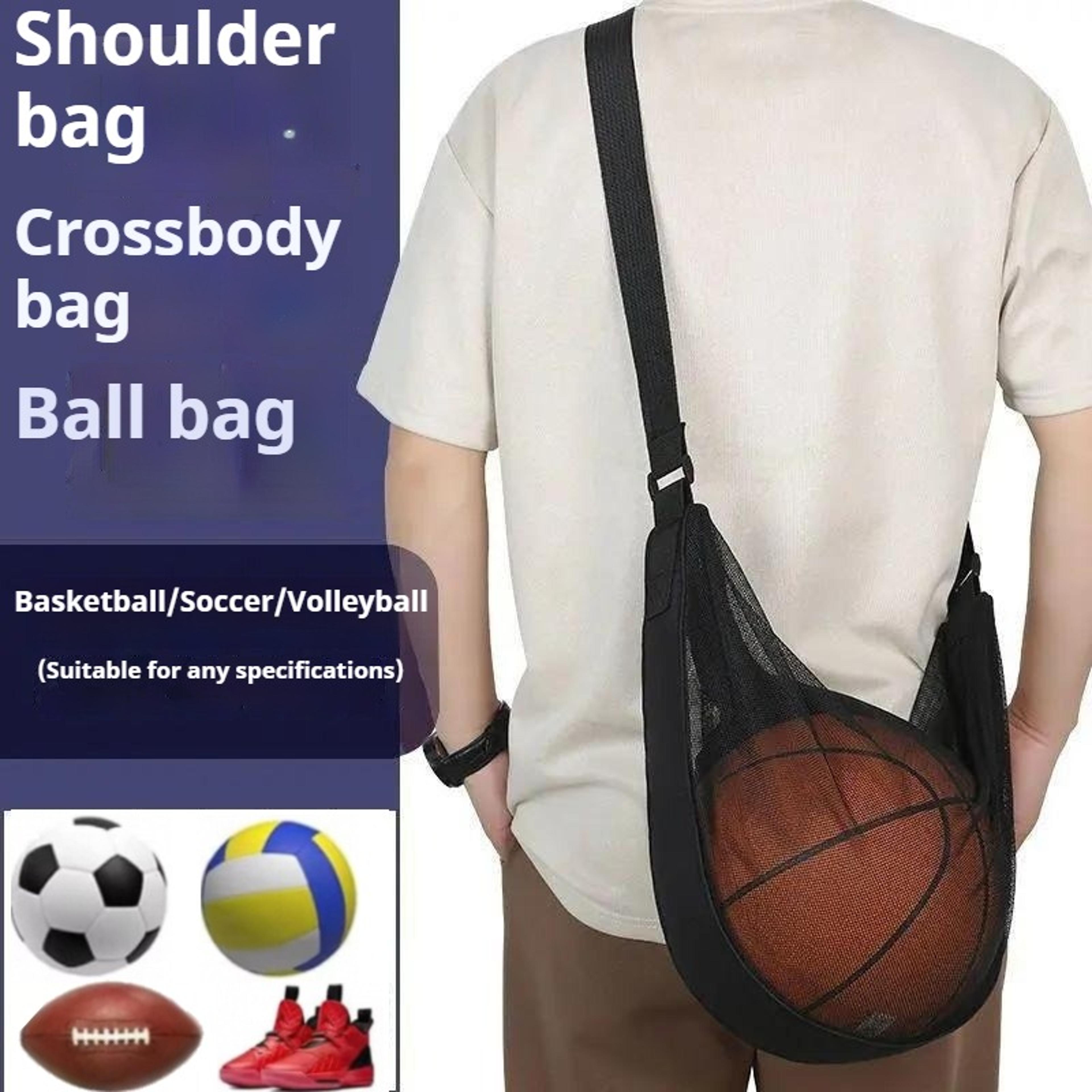 adjustable sports ball carrier bag for basketball soccer and volleyball