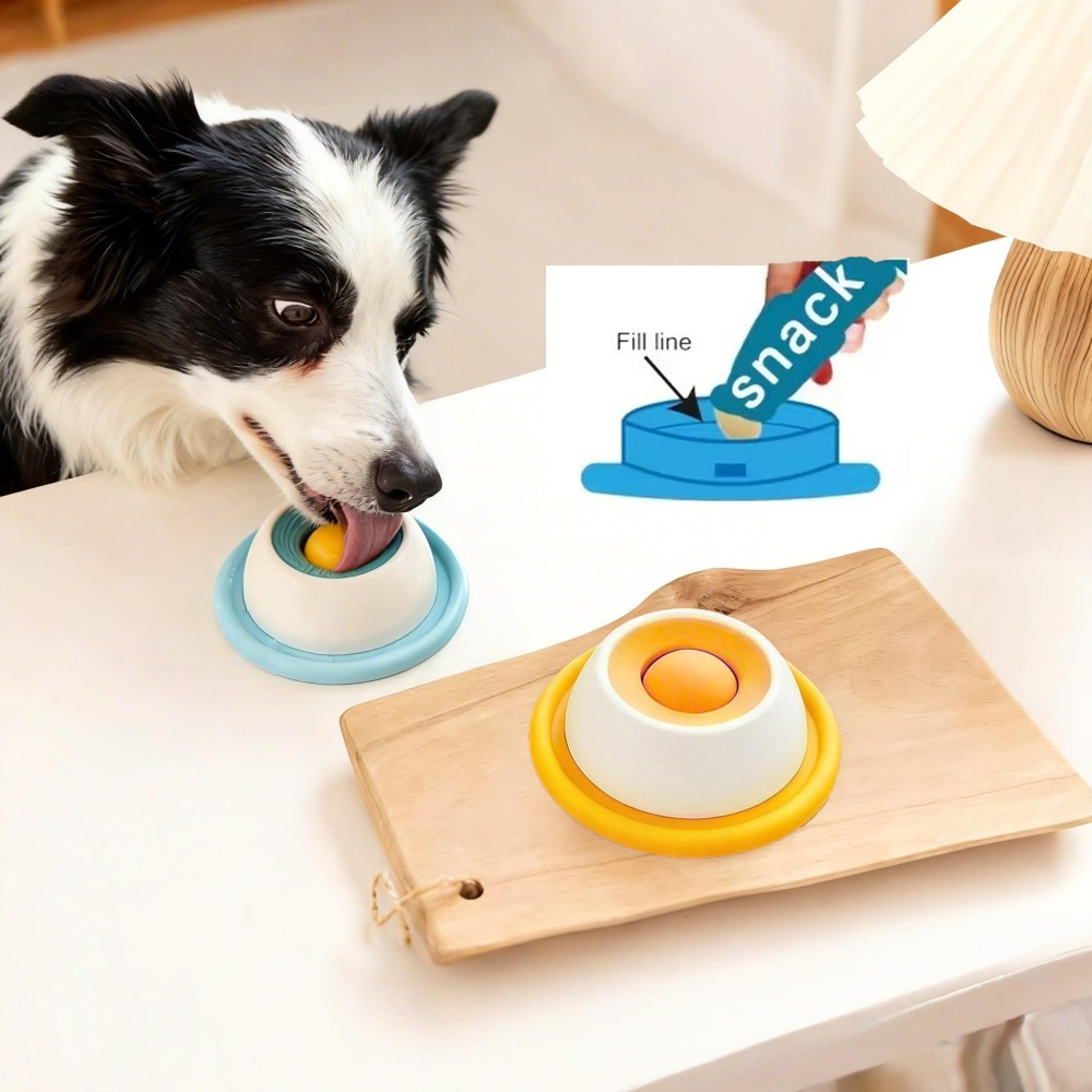pet lick mat slow feeder bowl for dogs and cats interactive enrichment toy