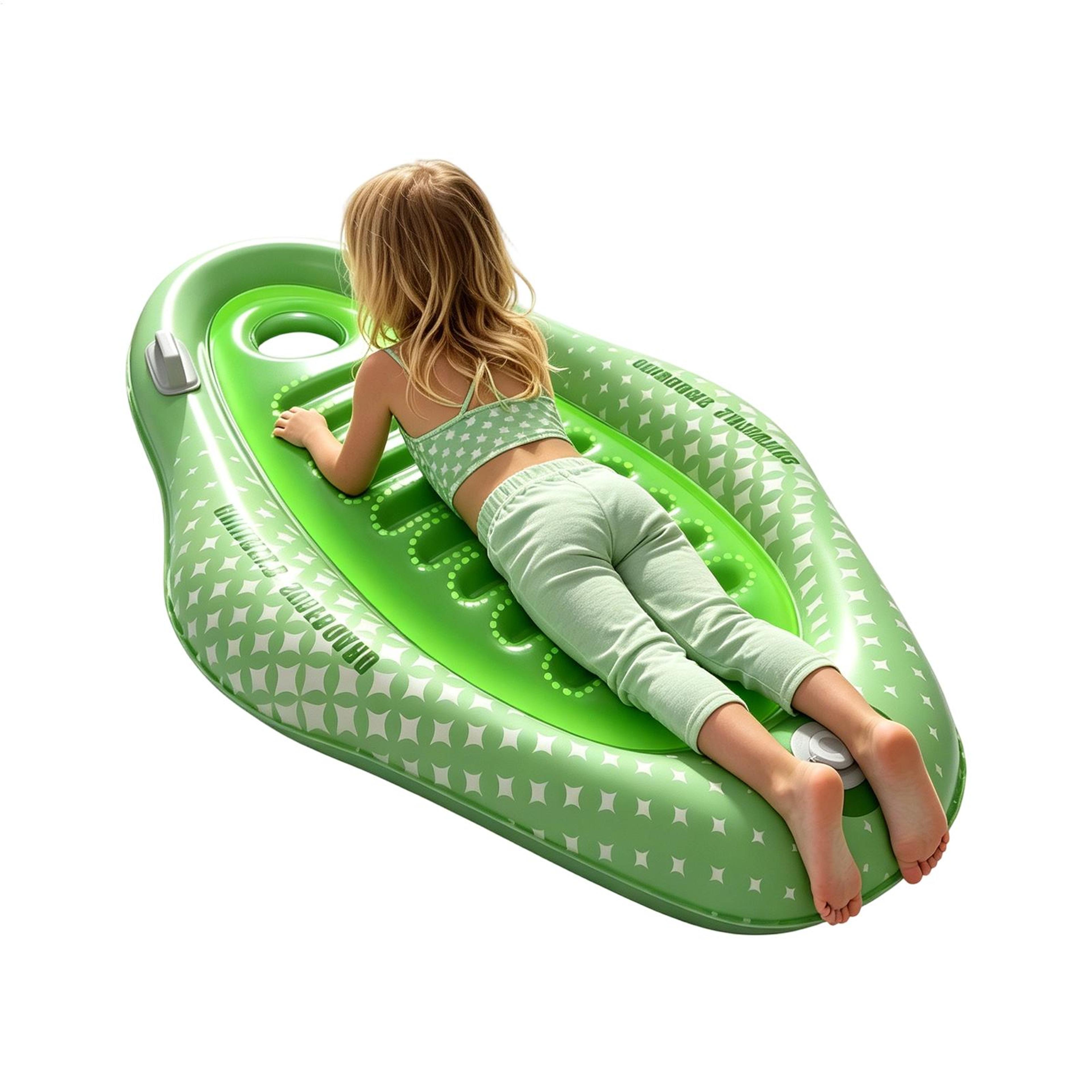inflatable pool float board with handle for kids beach games summer water fun