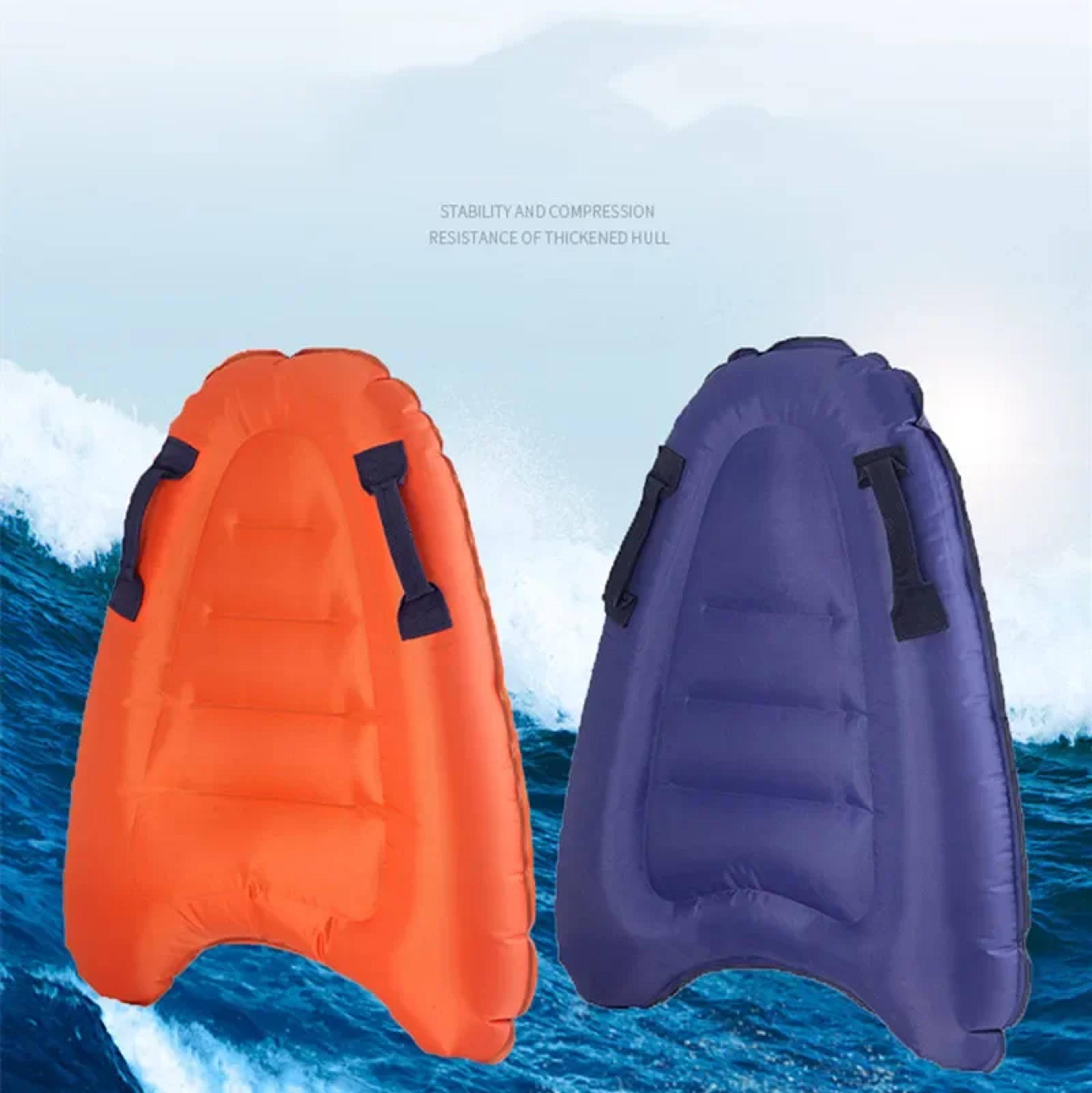 inflatable surfboard portable bodyboard for adults kids water sports and beach fun