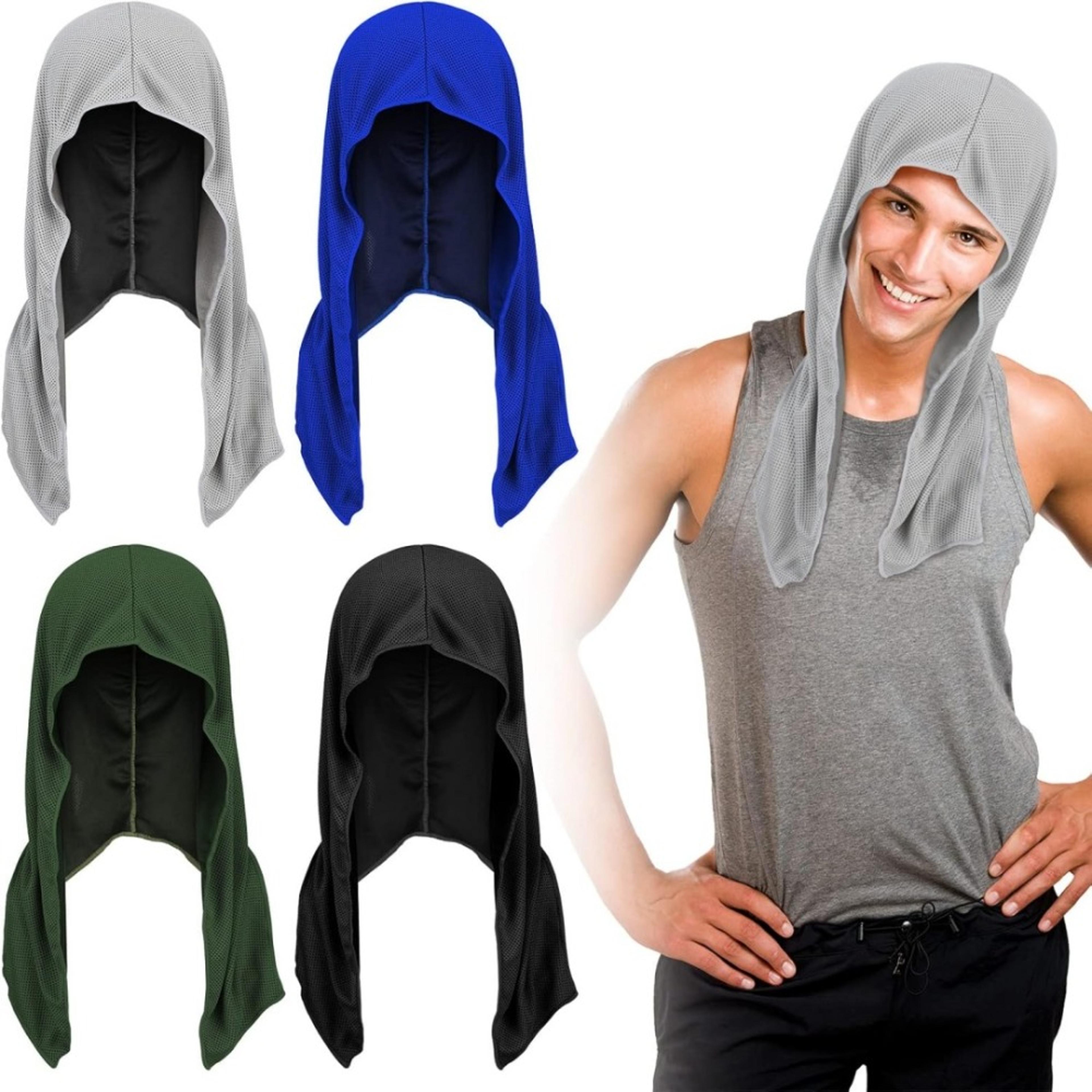 summer cooling hooded towel with sun protection quick dry head cover for outdoor activities