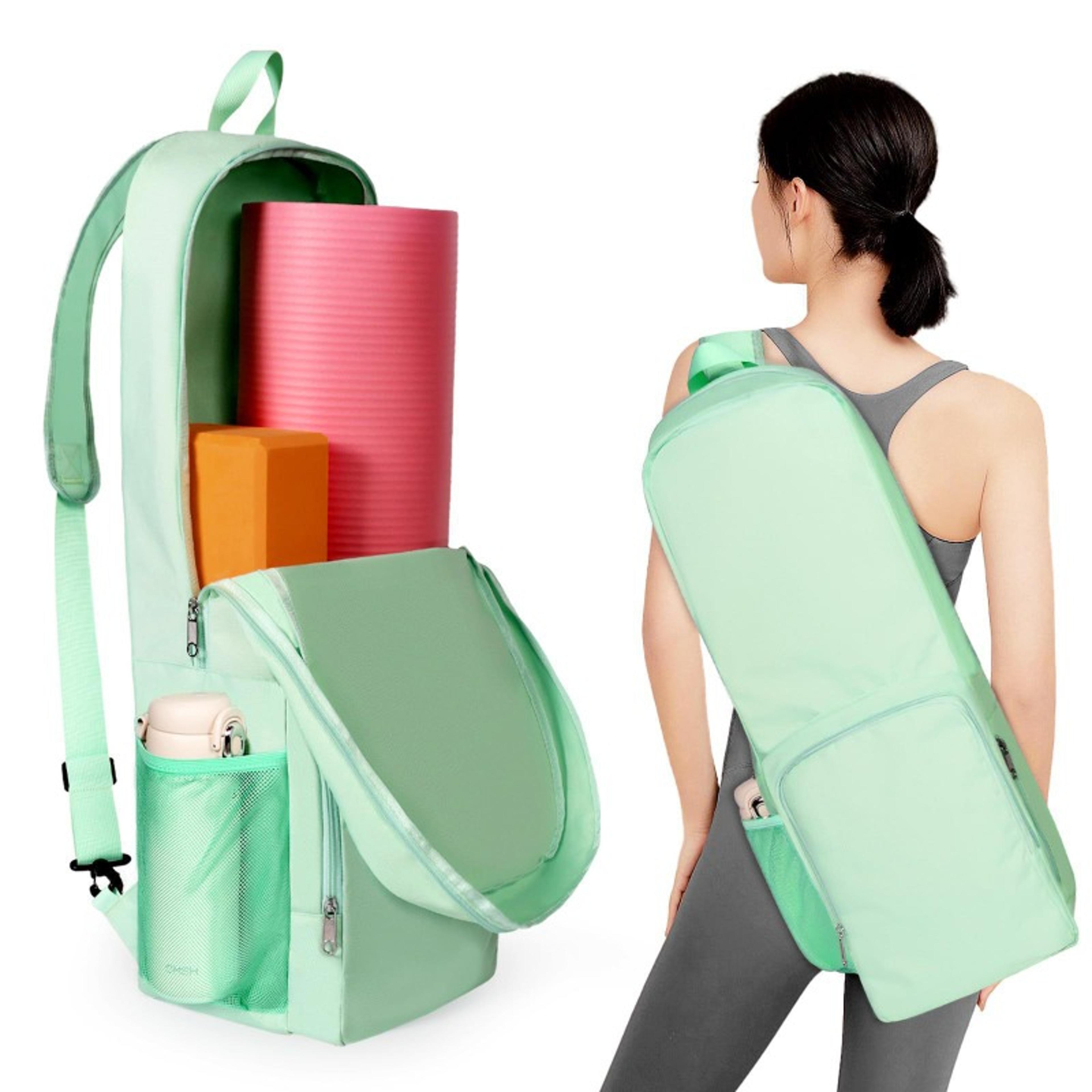 large capacity waterproof yoga mat bag lightweight travel carrier for pilates and gym