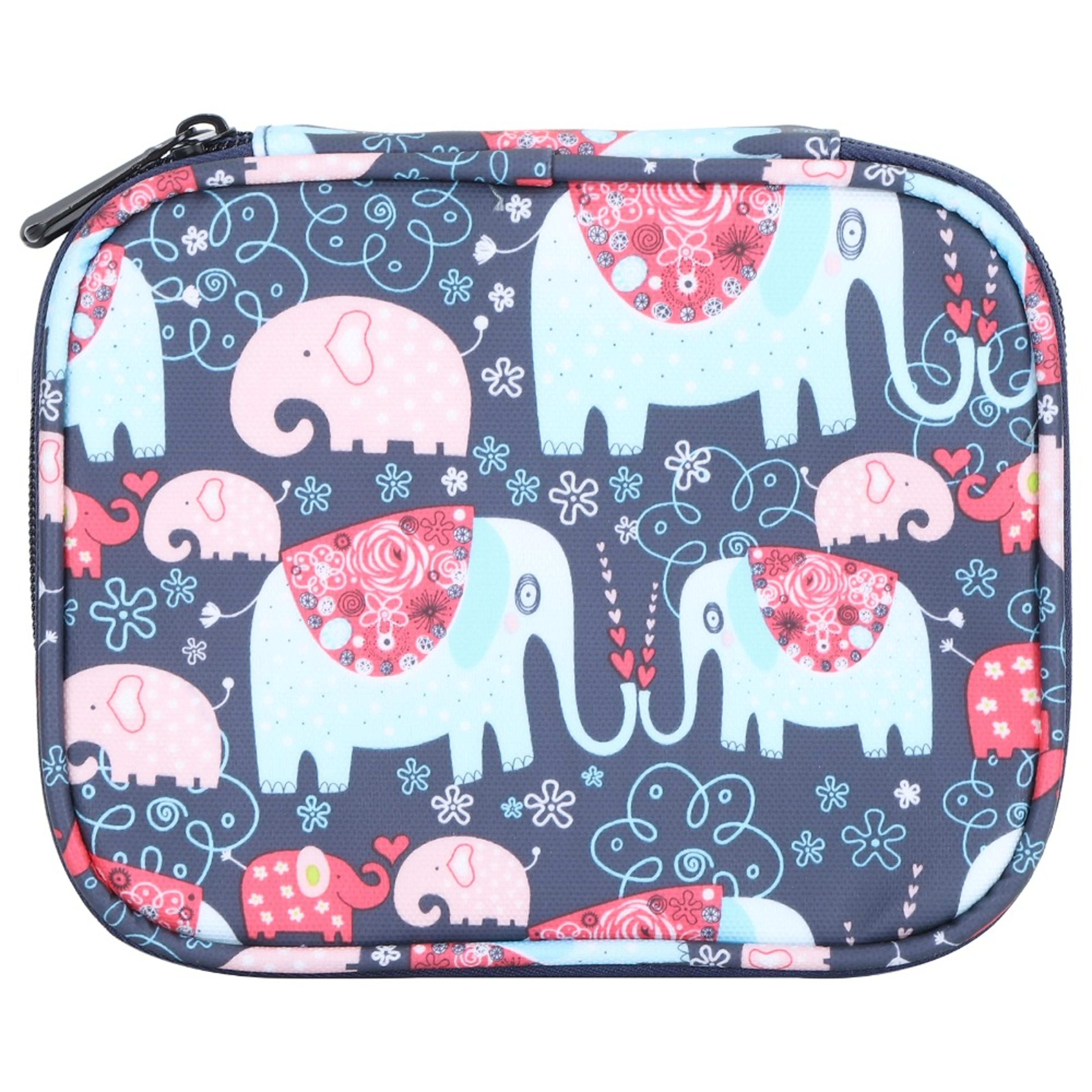 portable crochet bag double sided zipper hook case storage organizer for knitting accessories