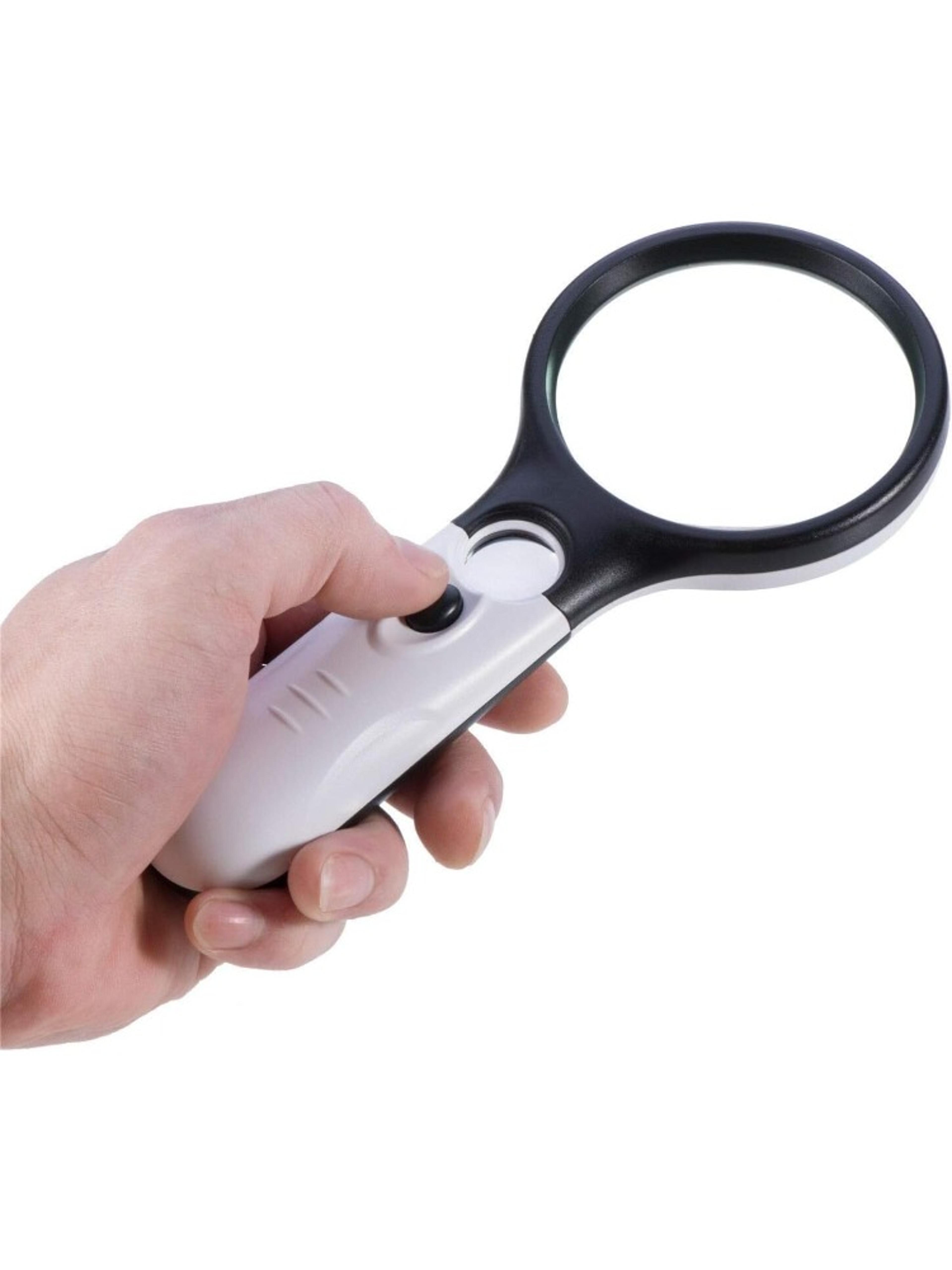 magnifying glass handheld reading magnifier with light for coins jewelry and seniors