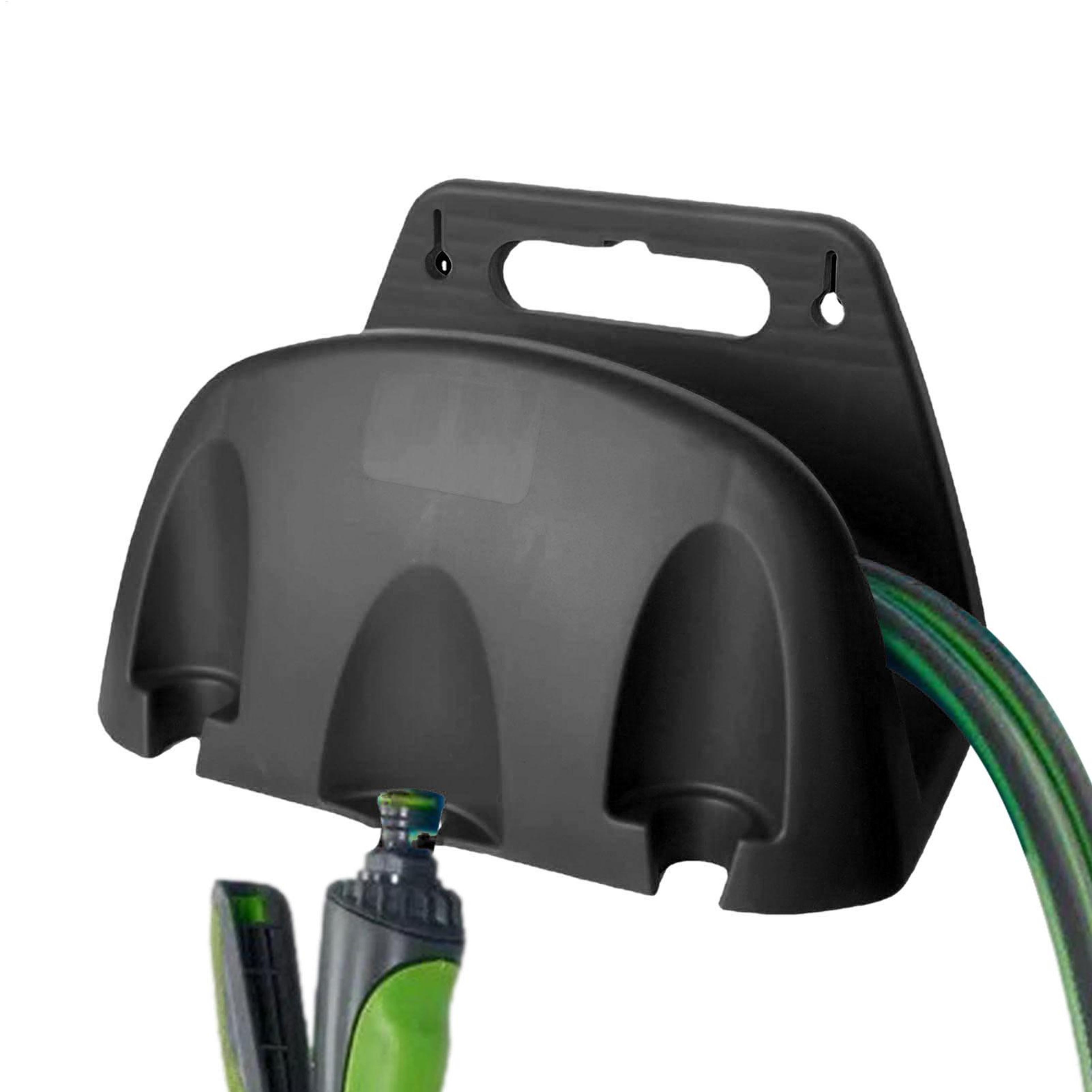 wall mount hose holder garden storage bracket for easy hose organization
