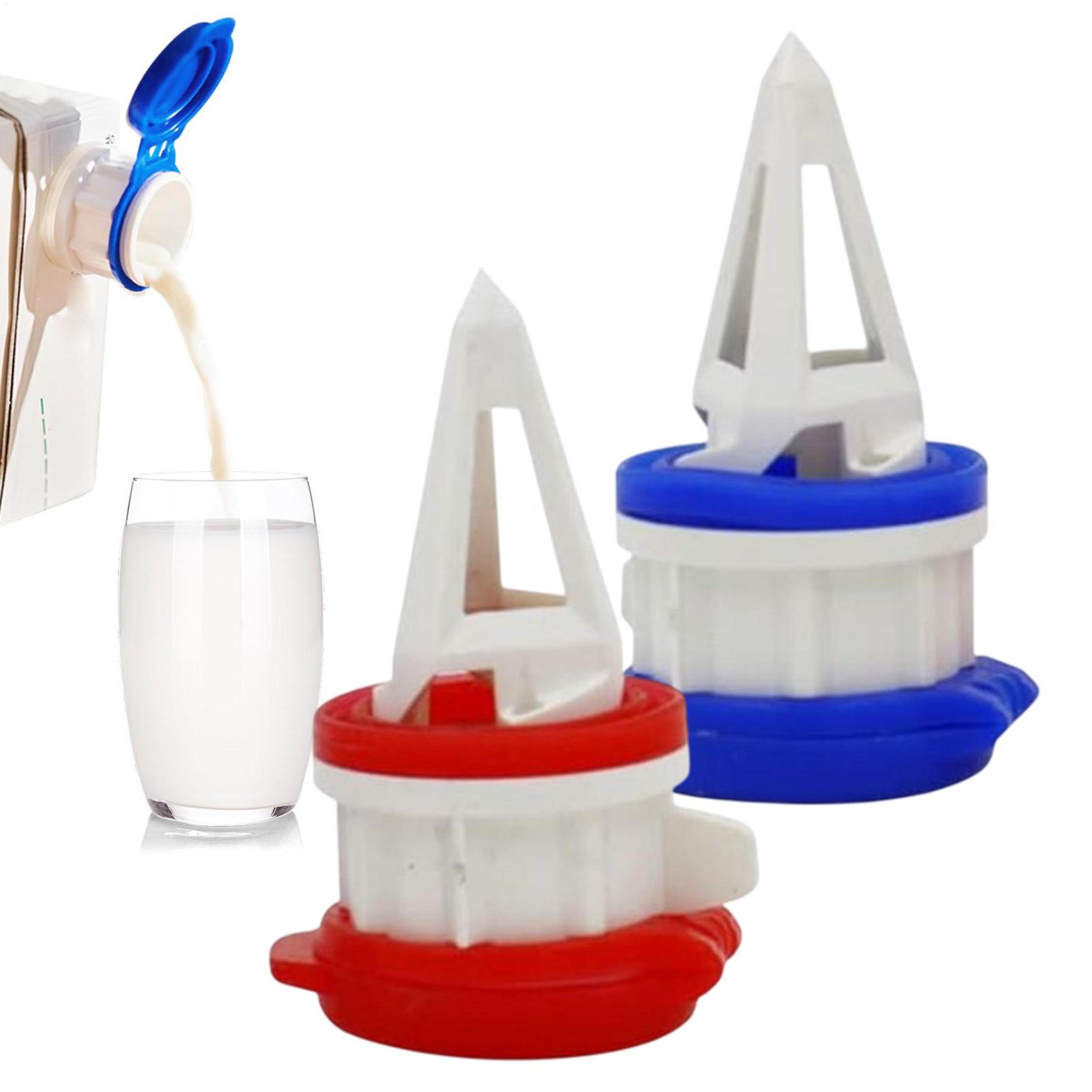 milk bottle sealing lid with pour spout fresh keeping kitchen storage gadget set