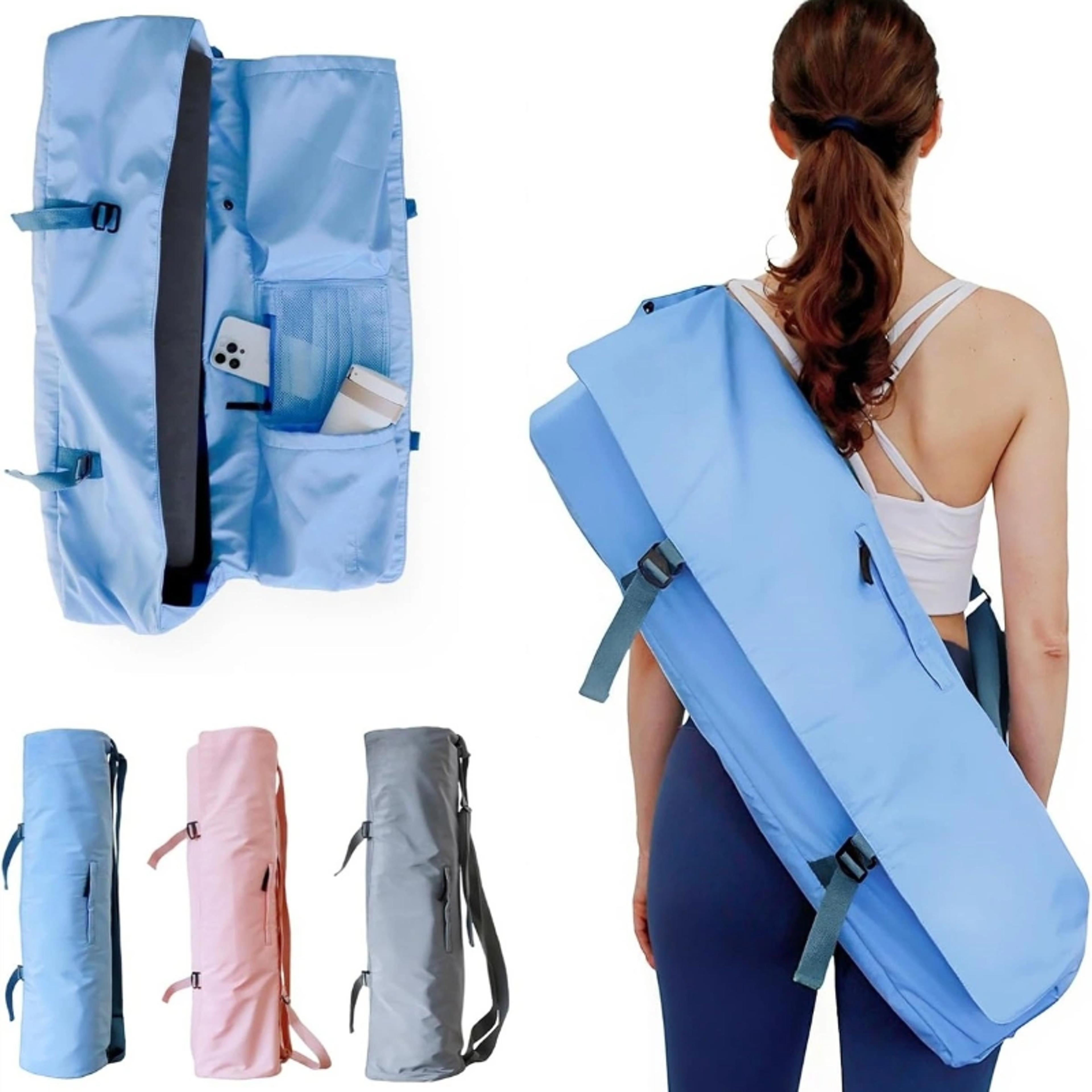 waterproof yoga mat bag with large capacity multi pocket storage