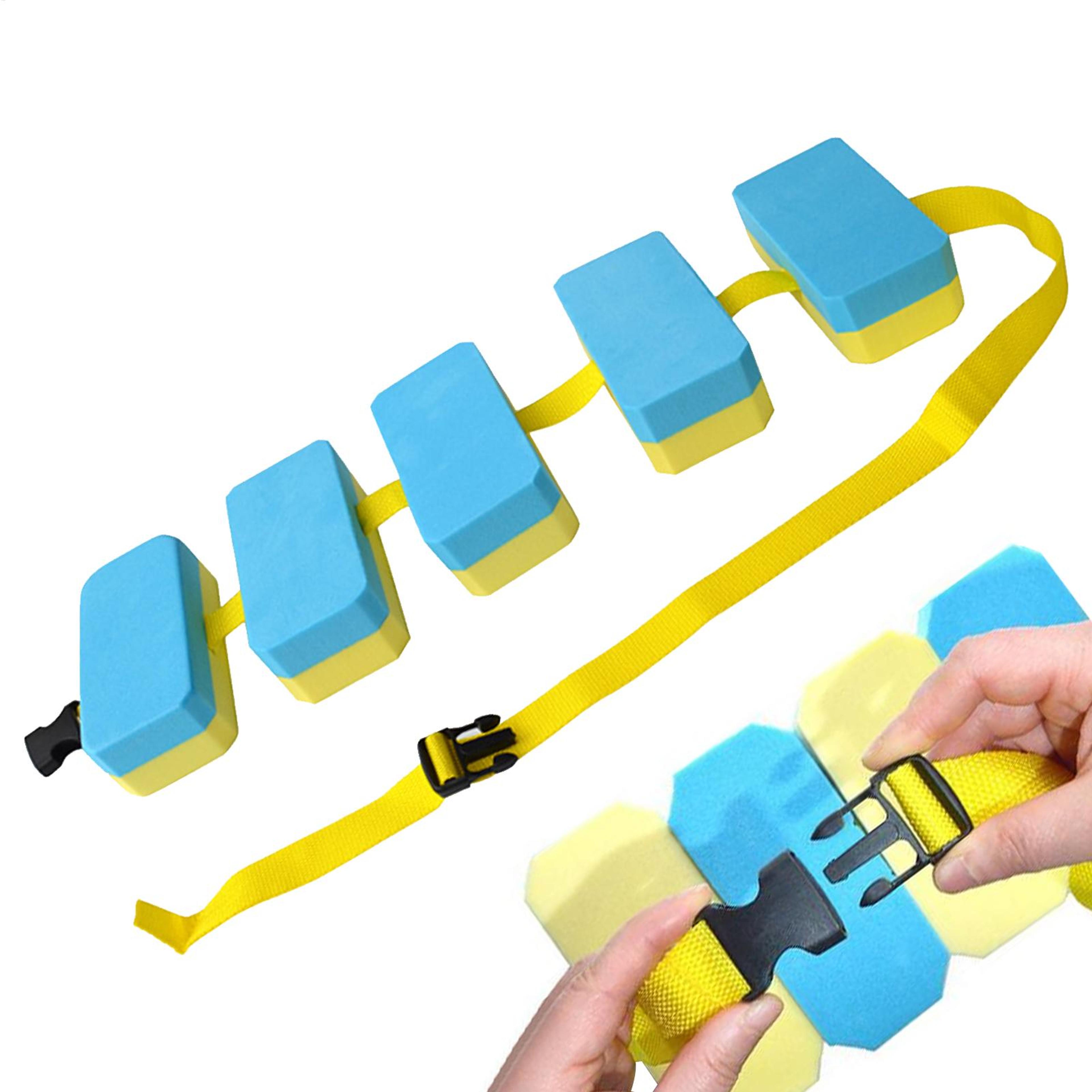 kids adjustable swim training belt with lightweight floating board
