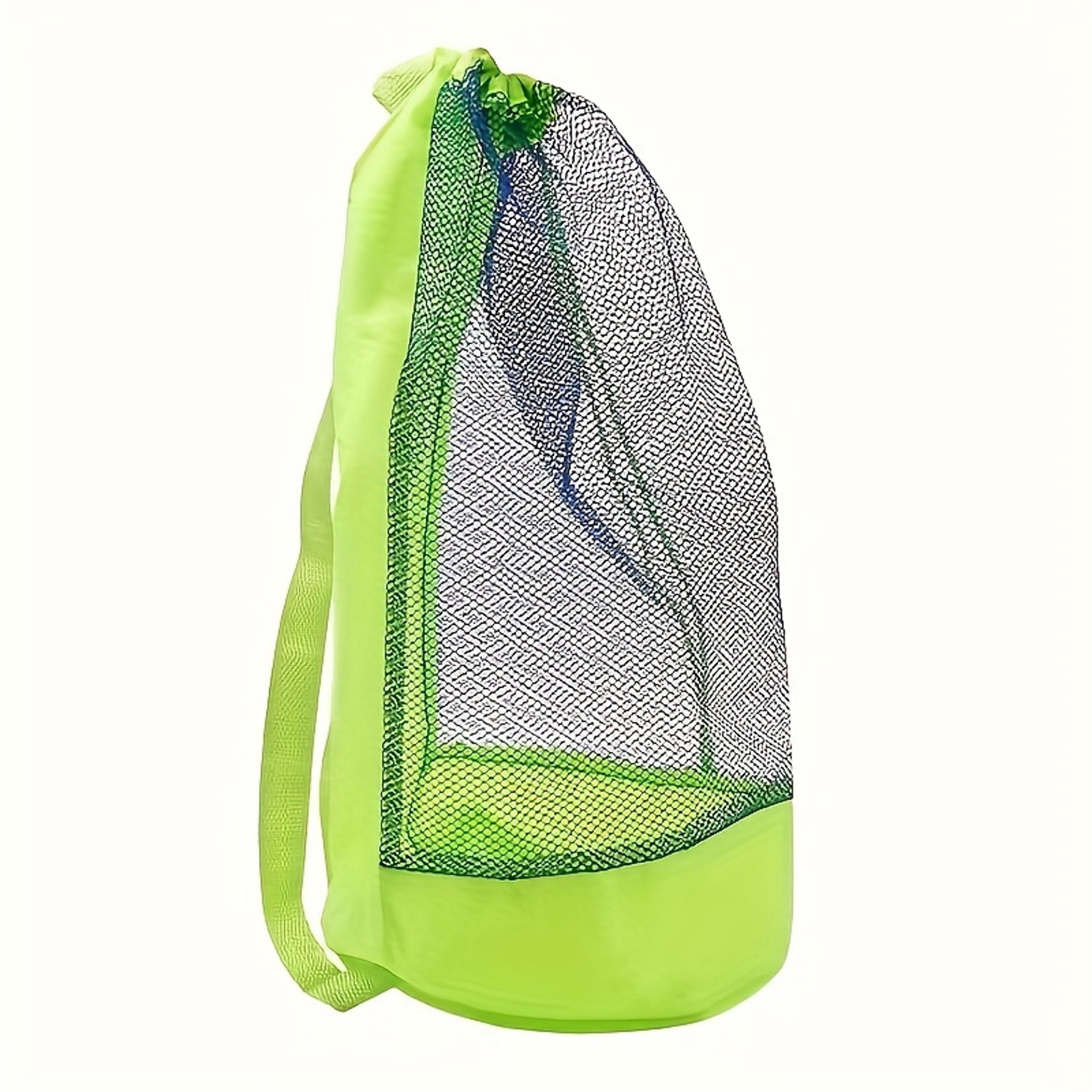 lightweight mesh beach bag with starfish design drawstring backpack