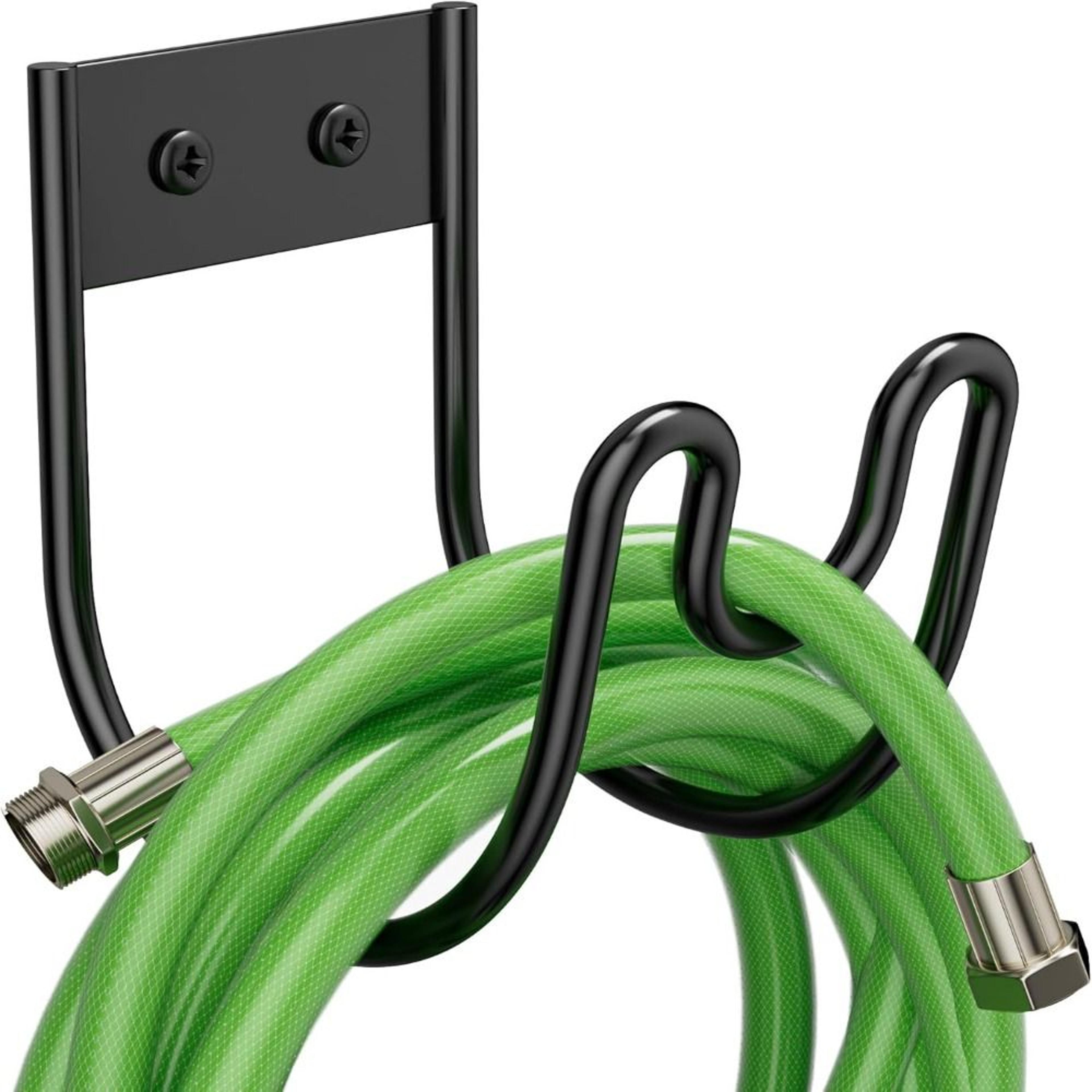 heavy duty garden hose holder wall mounted metal hose rack