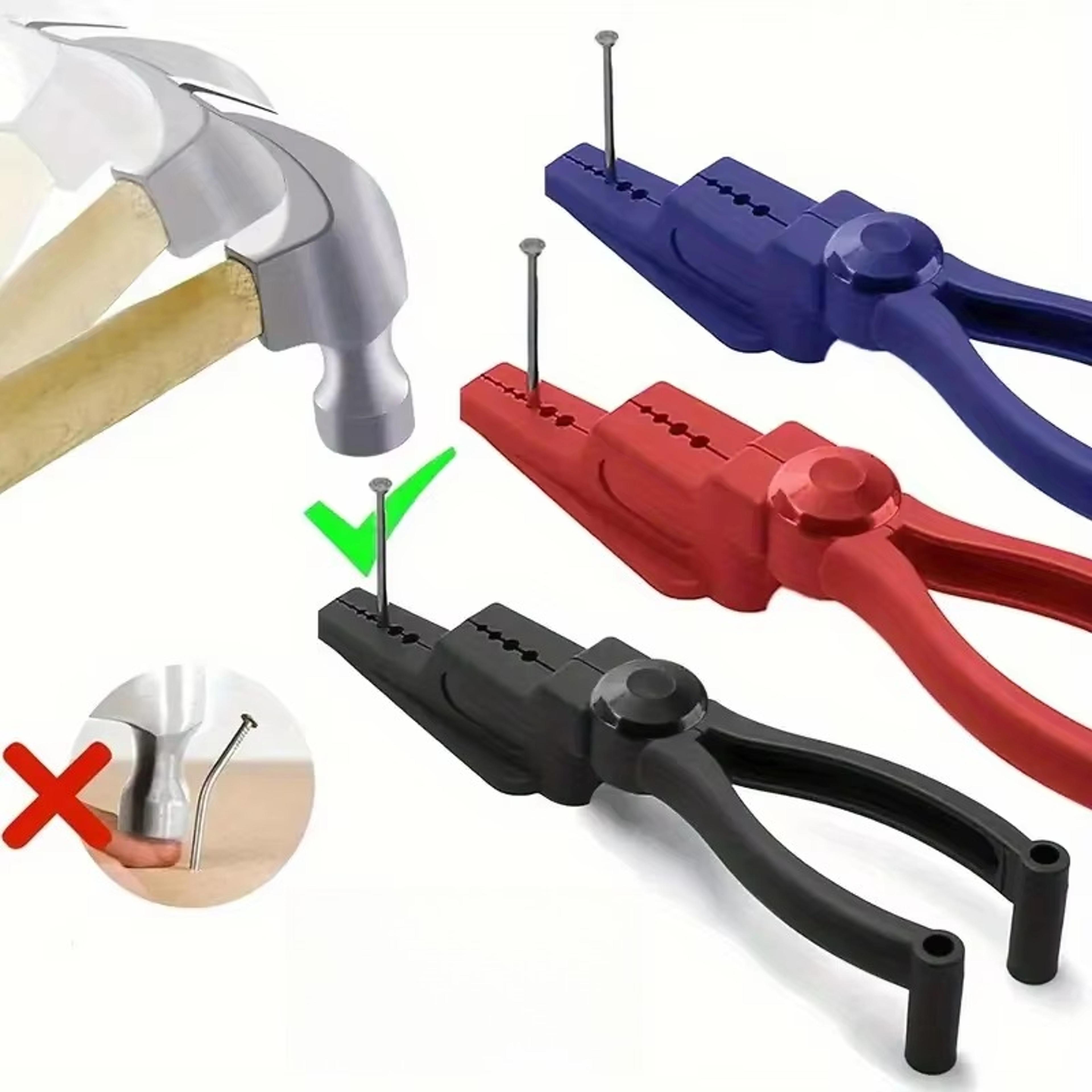 safe grip nail holder pliers for precise hammering