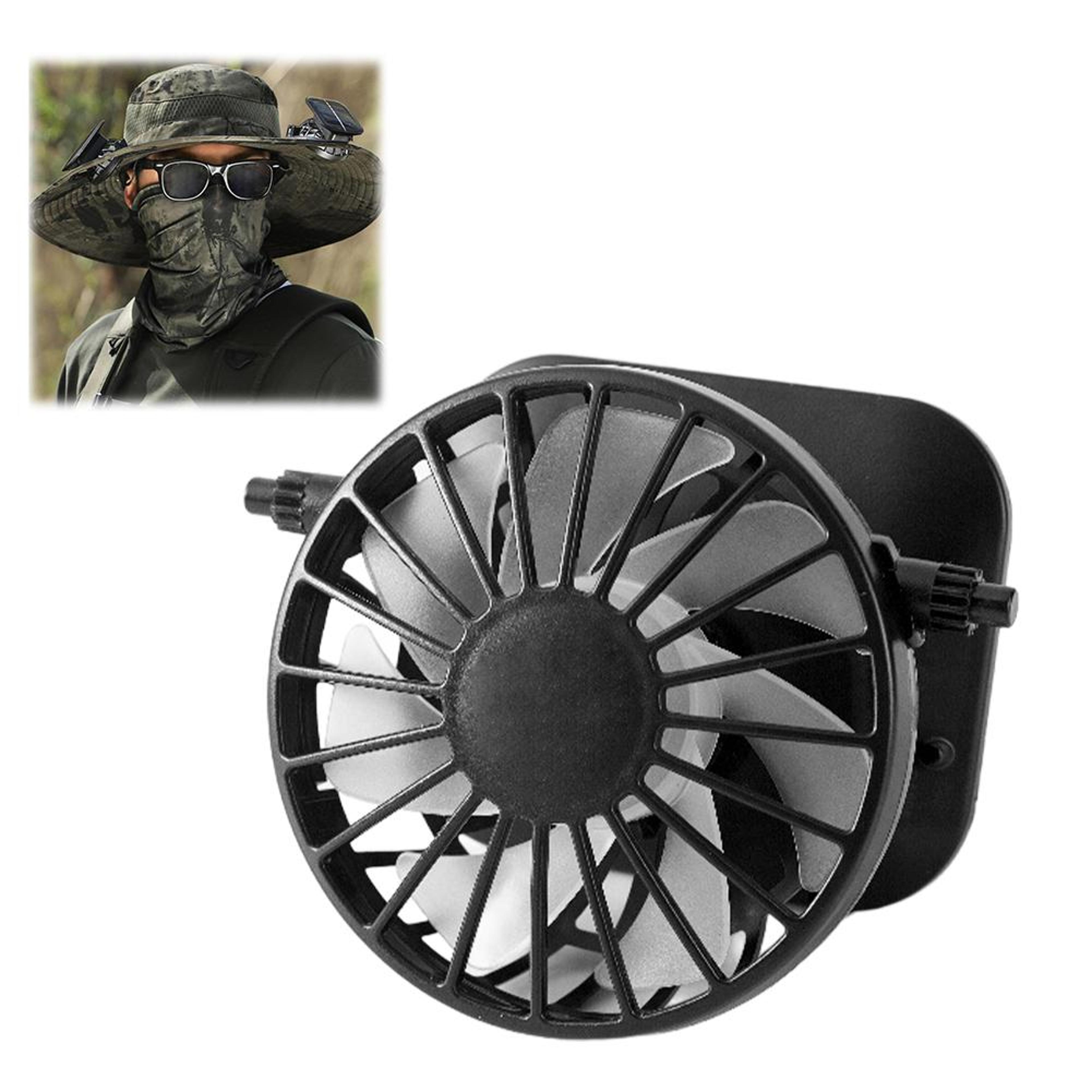 solar powered outdoor fan with adjustable bracket and waterproof design
