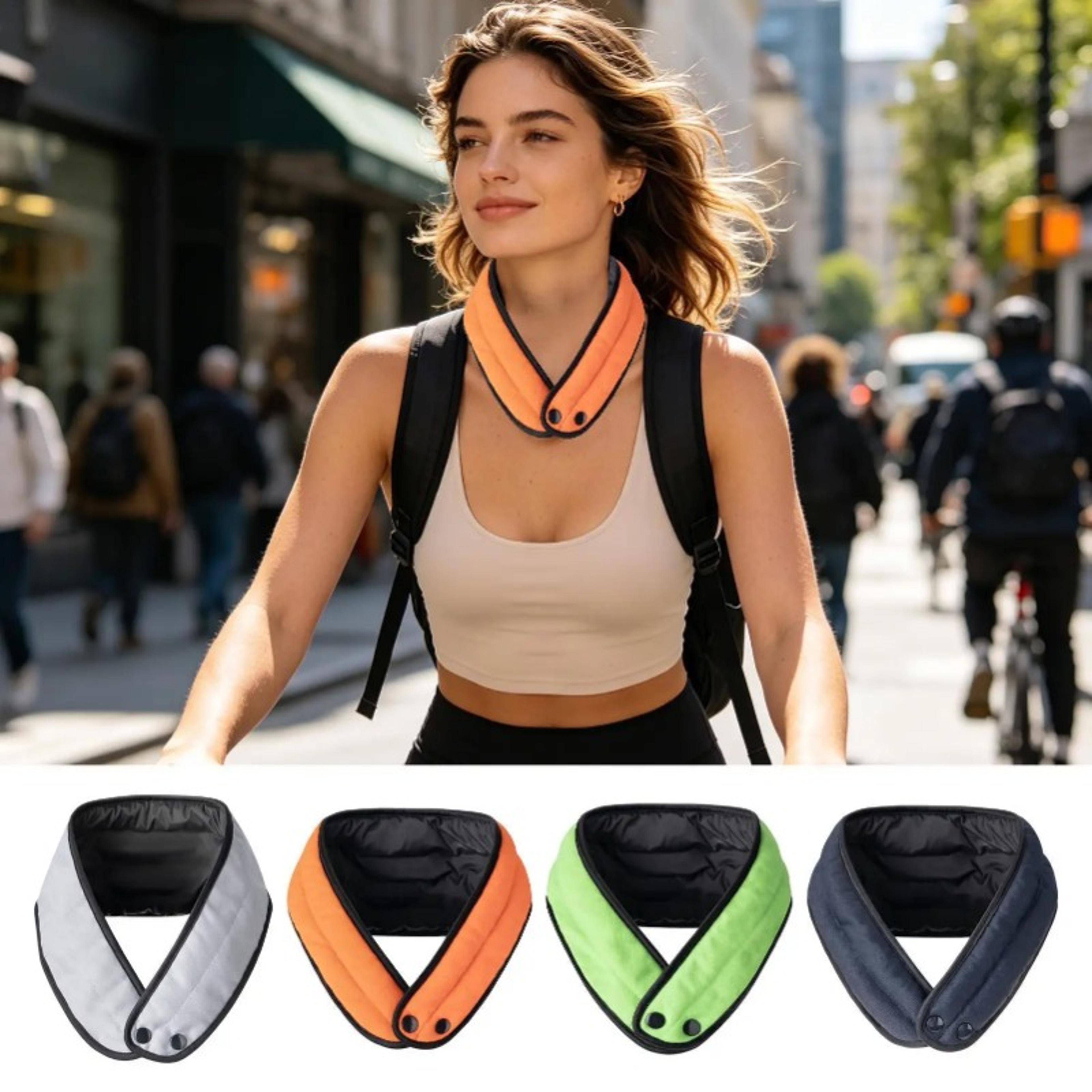 instant chill reusable cooling neck wrap for sports and summer heat