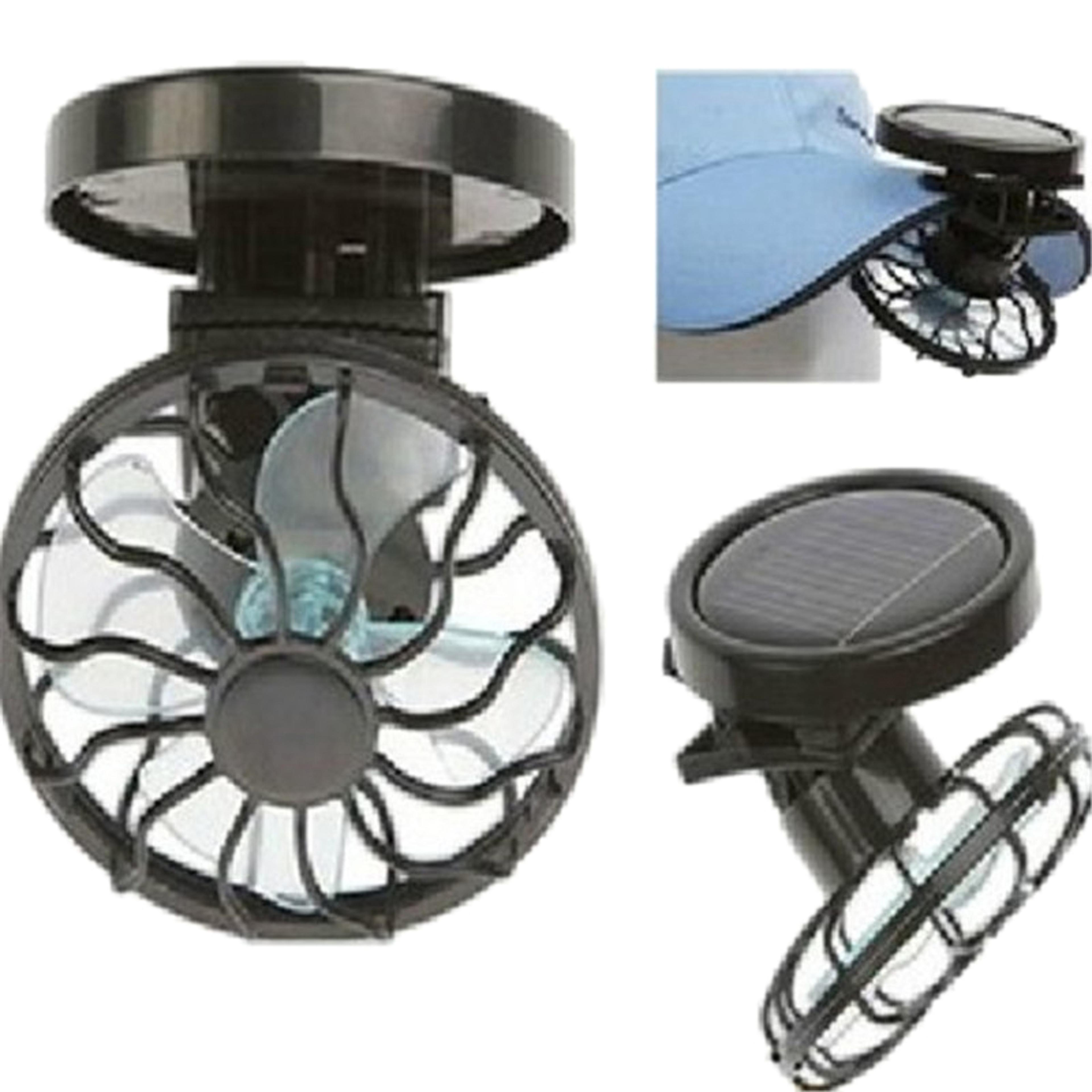 solar breeze portable solar hat clip fan