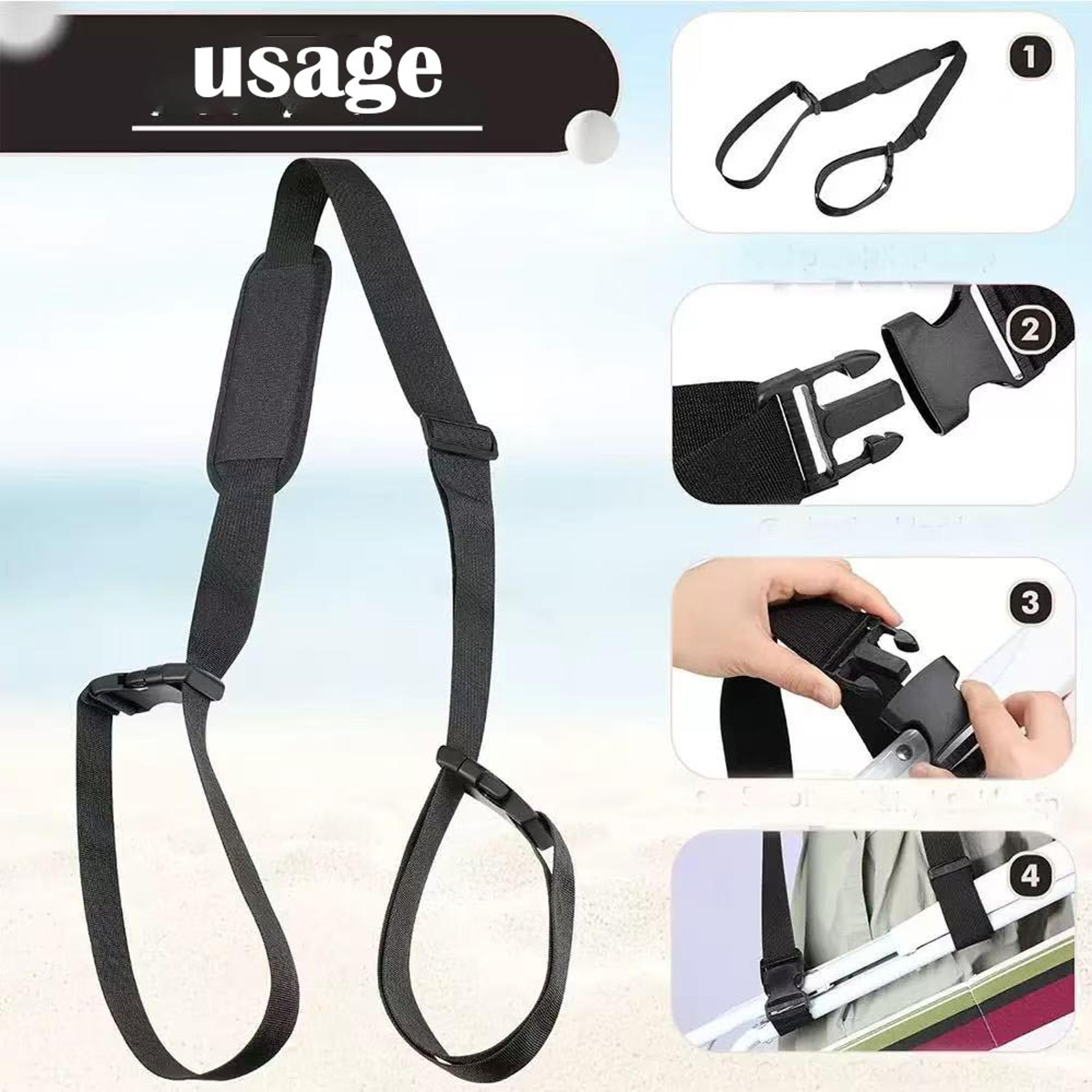 adjustable beach chair carry strap for folding chairs and yoga mats