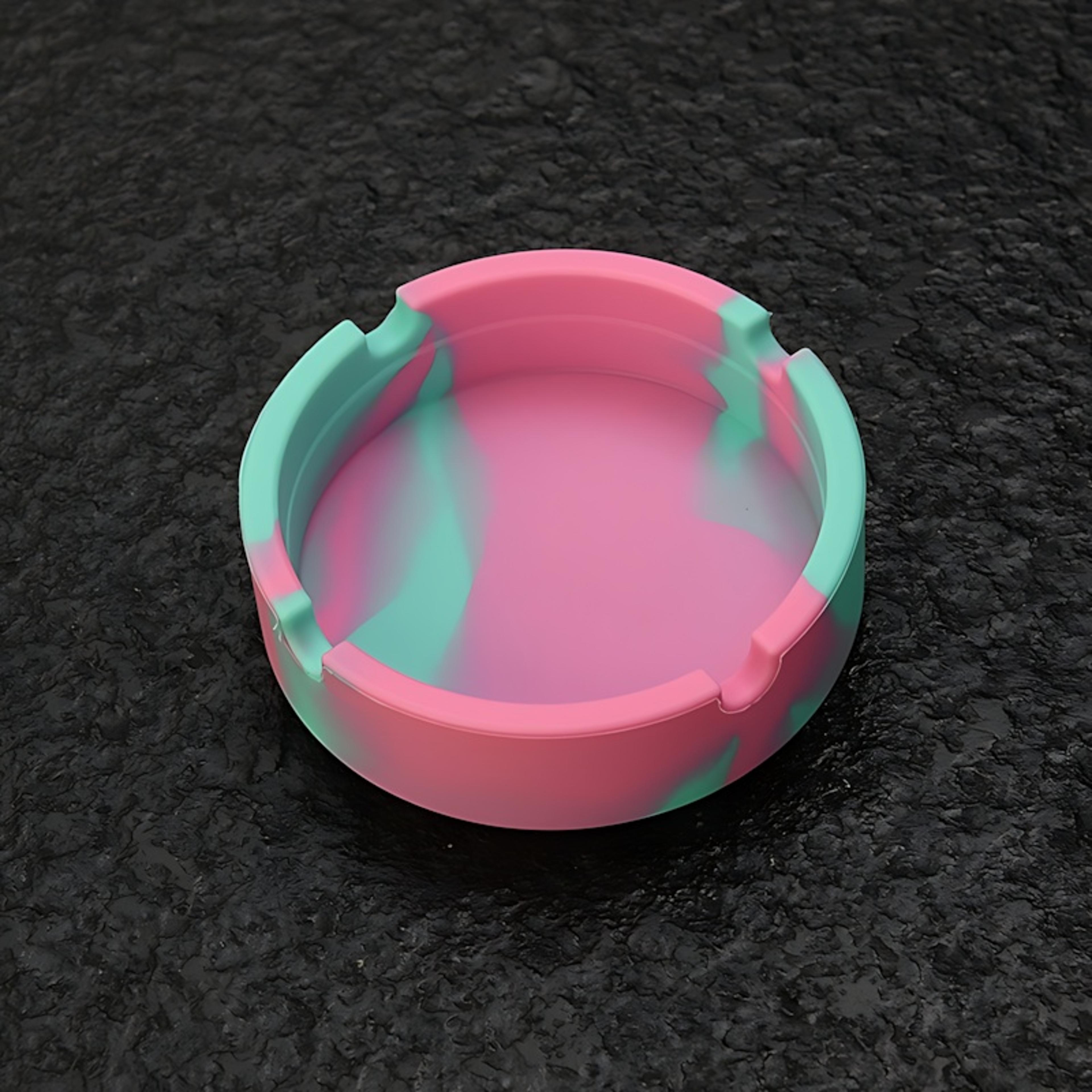 portable car ashtray collapsible silicone outdoor ashtray