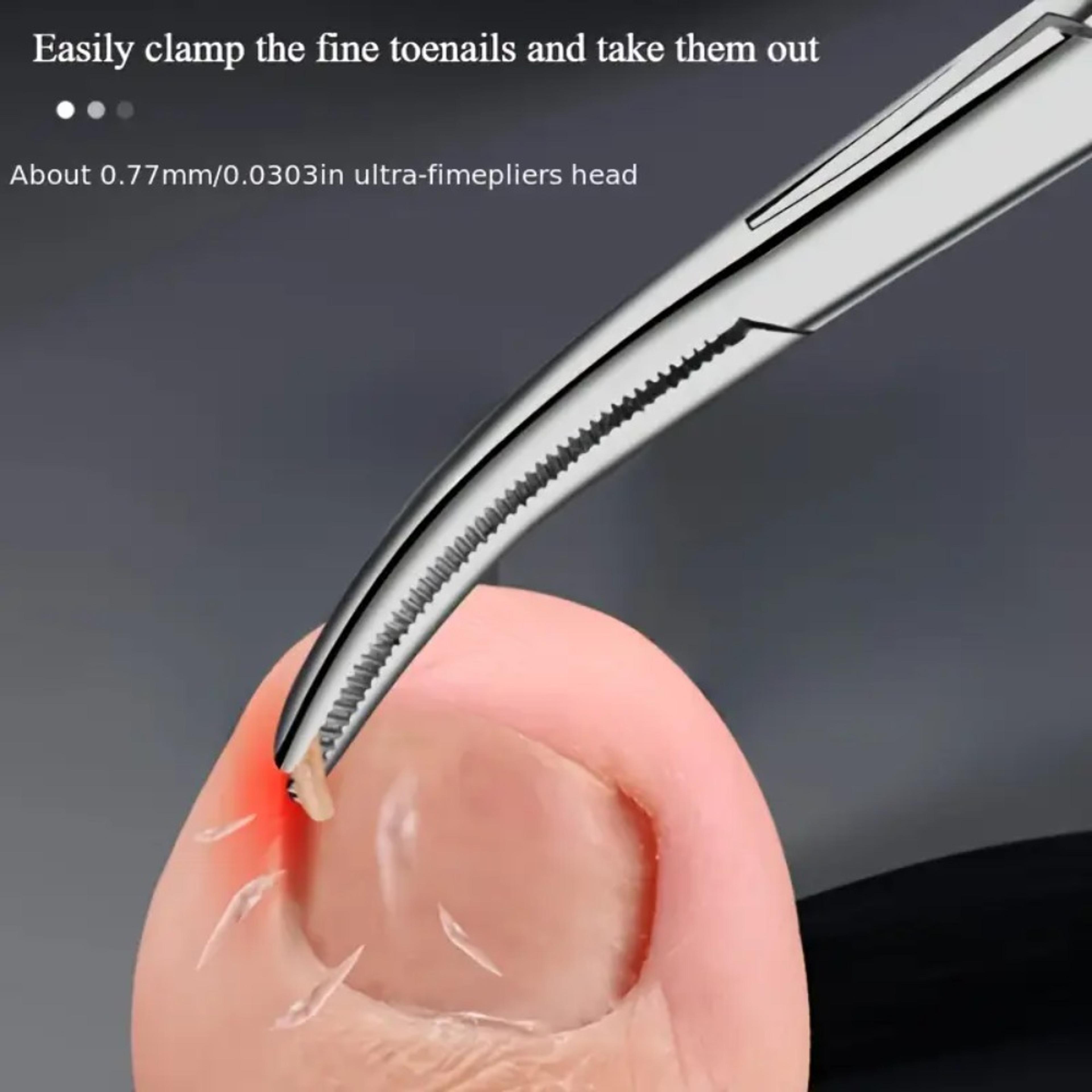 precision stainless steel nail clippers for ingrown and thick toenails