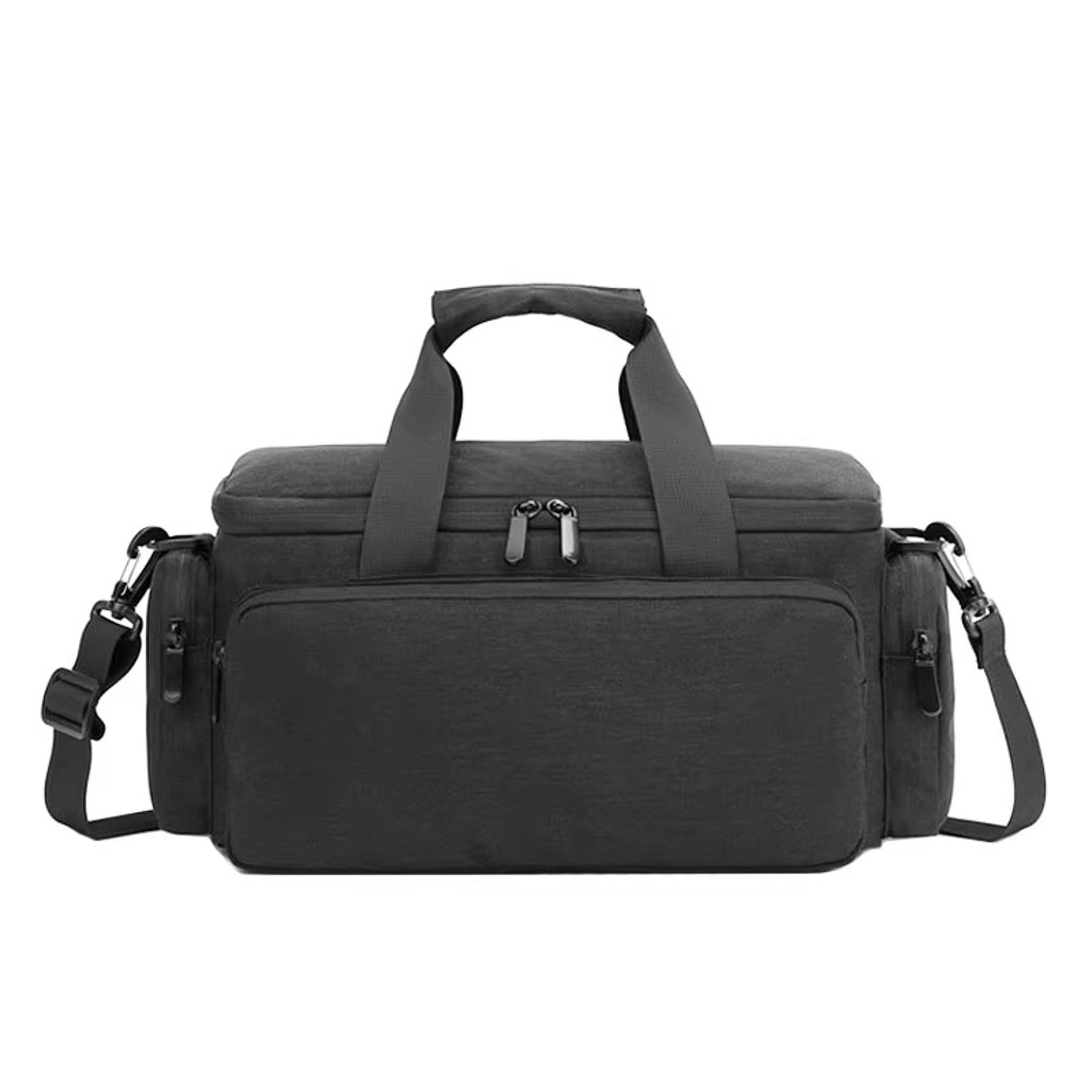 water resistant mirrorless camera shoulder bag with adjustable dividers