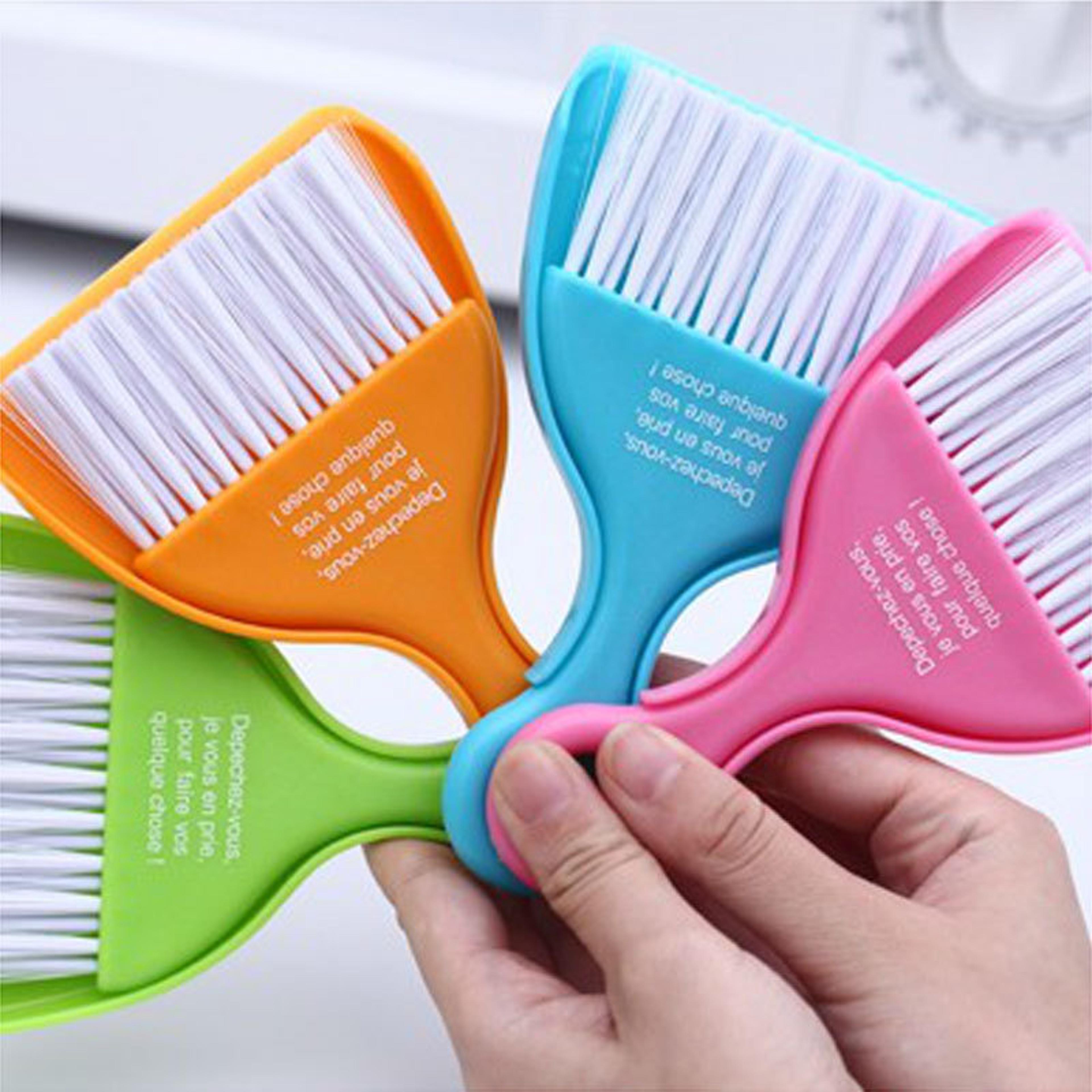 mini desktop broom and dustpan set for keyboard and crumb cleaning