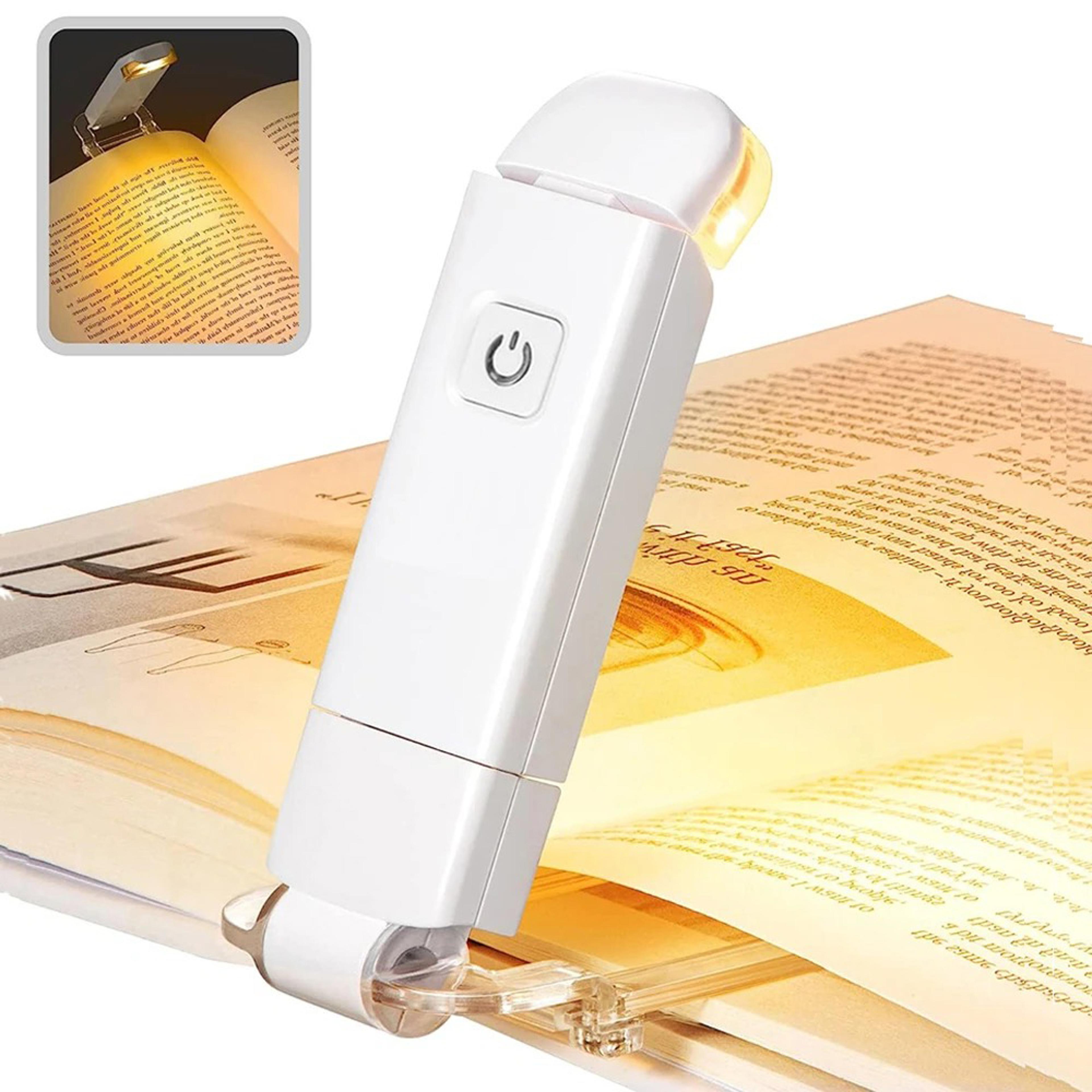 rechargeable clip on reading light with adjustable brightness