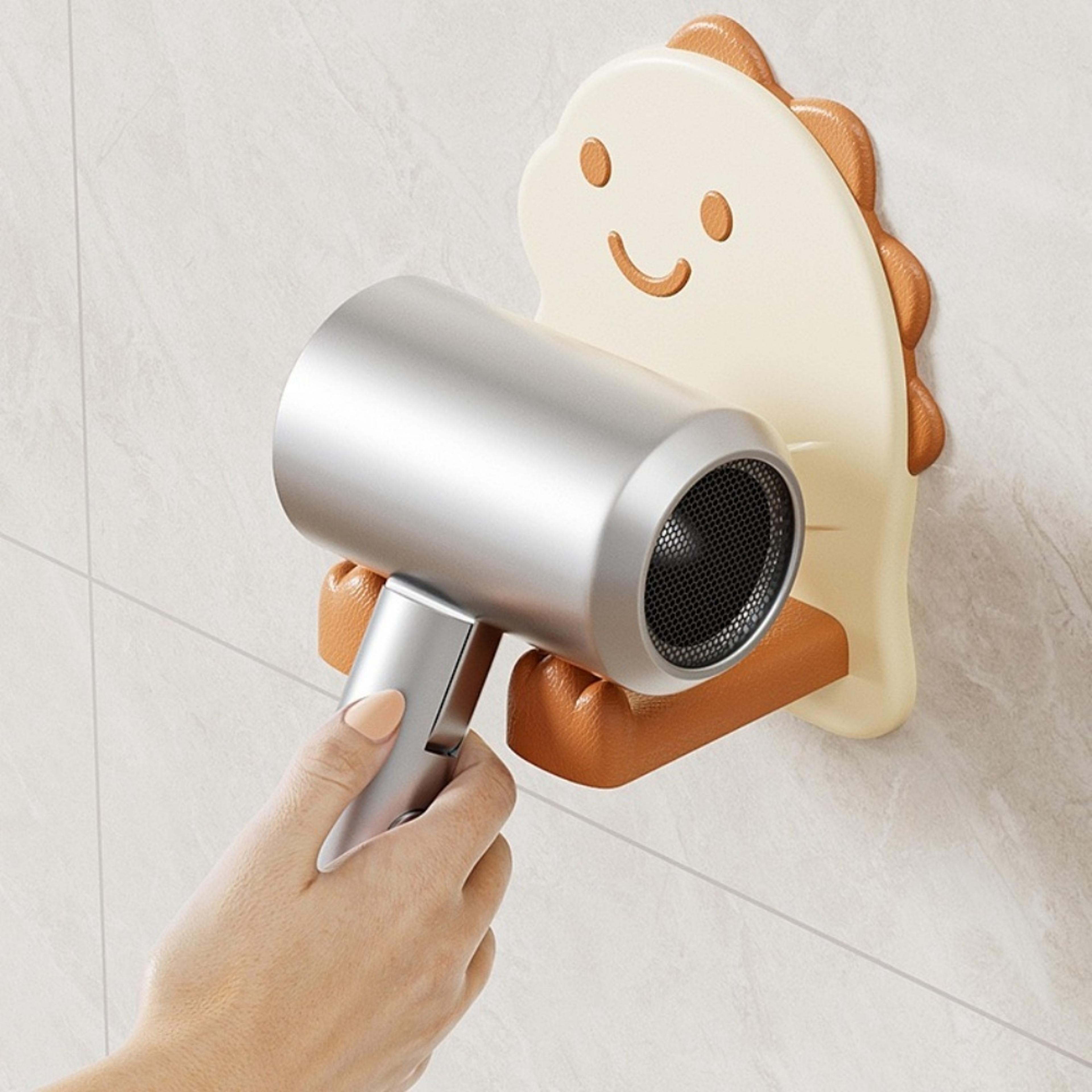 space saving wall mounted hair dryer holder for dyson supersonic