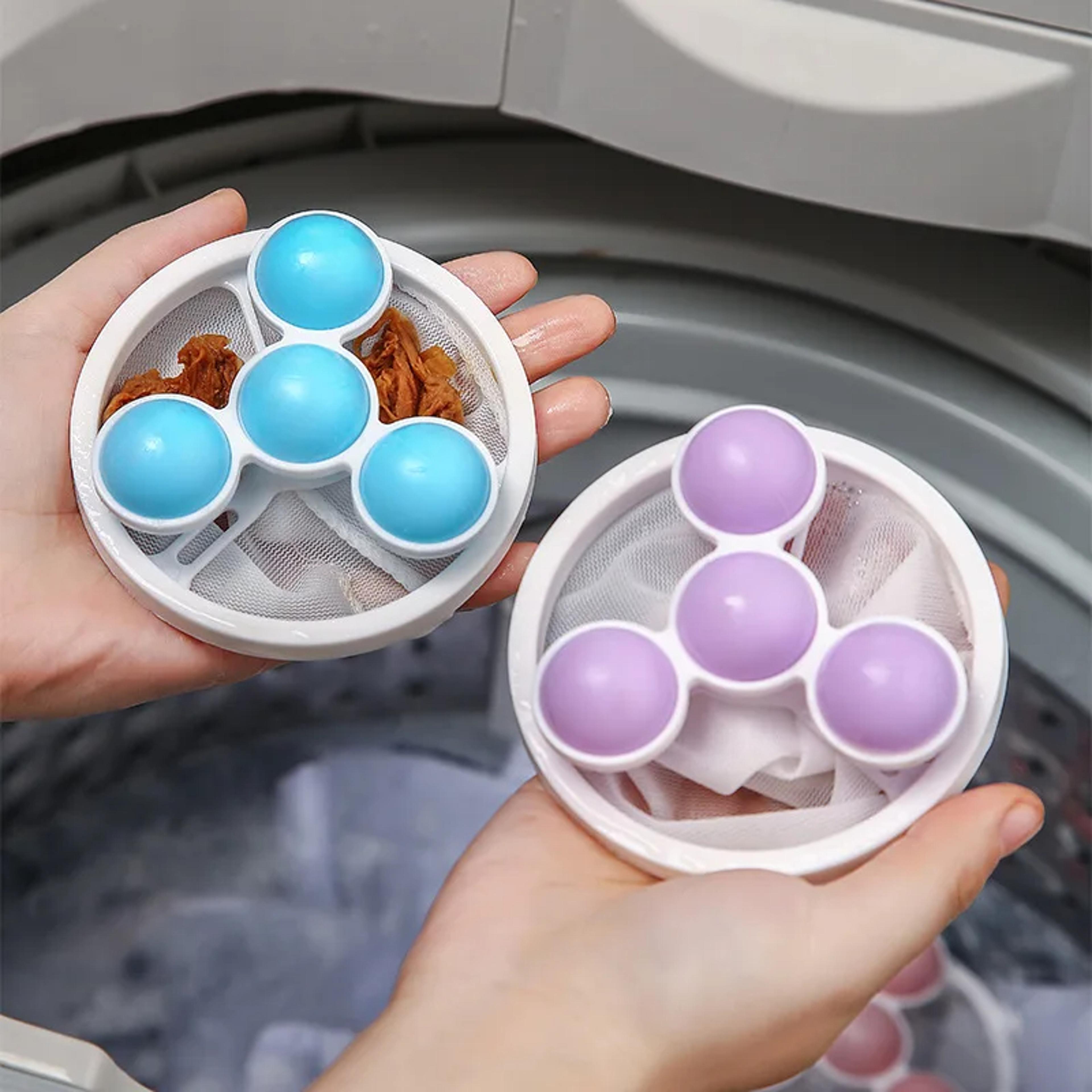 floating washing machine pet hair catcher and lint filter