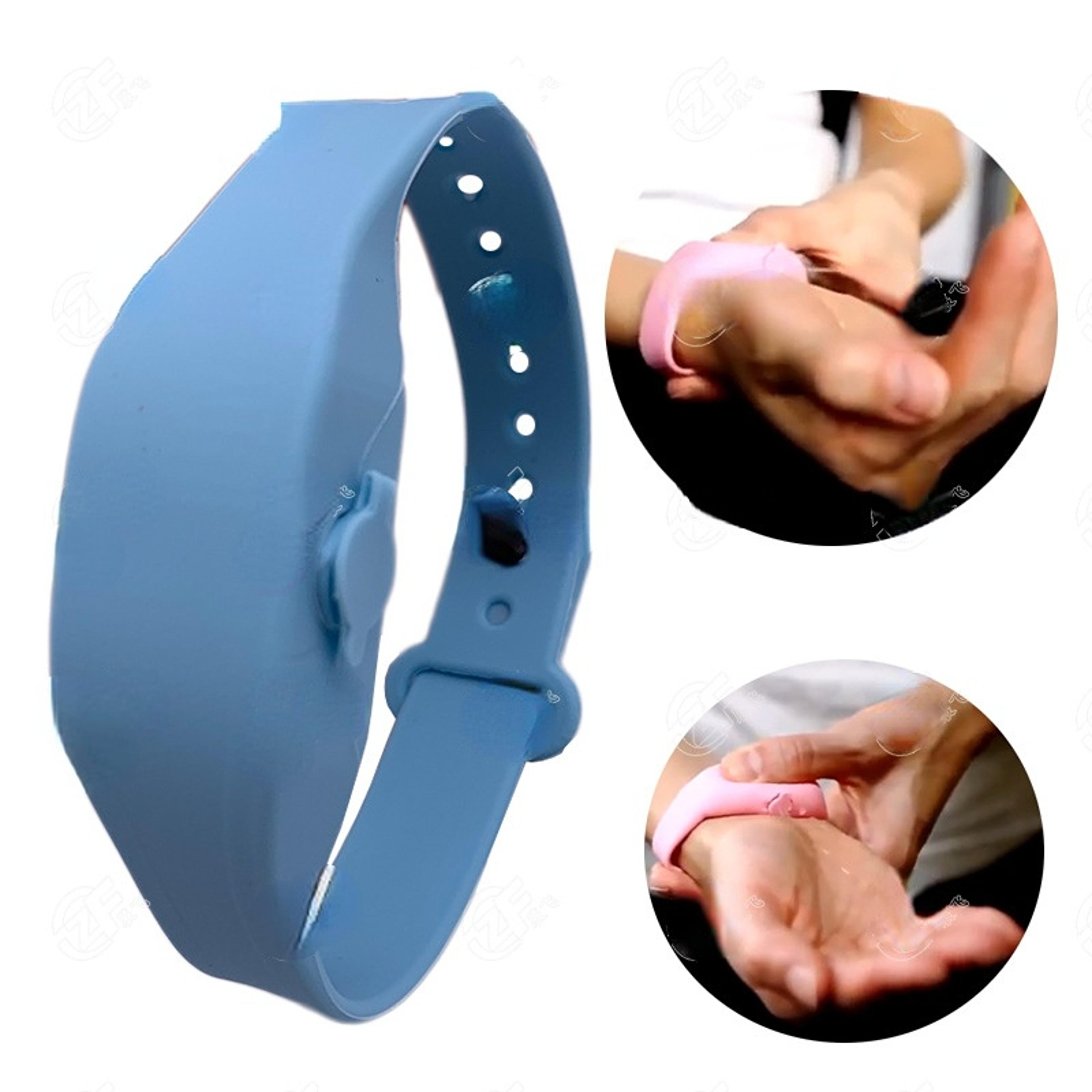 wearable hand sanitizer dispenser wristband for adults and kids