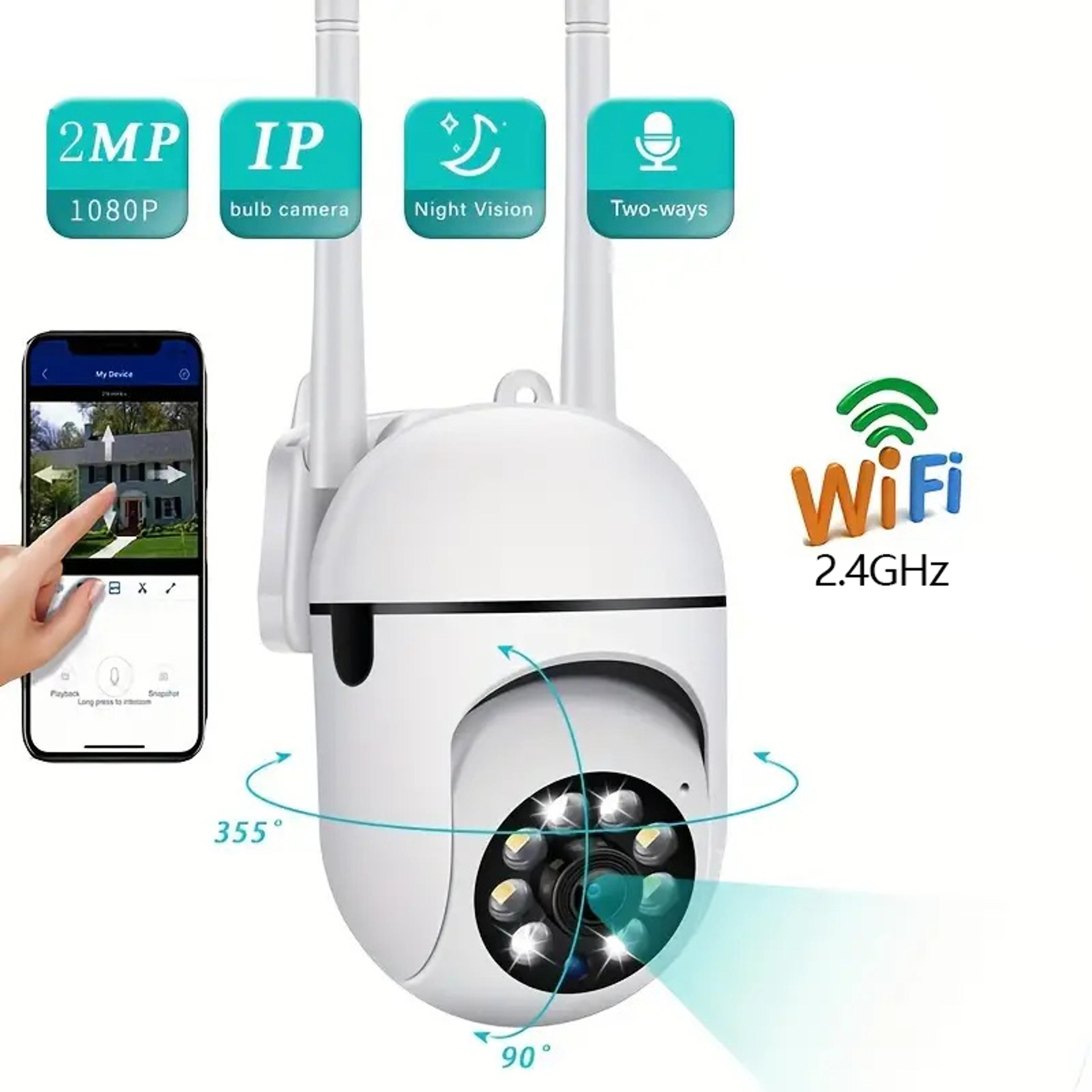 wireless security camera with view and smart intercom